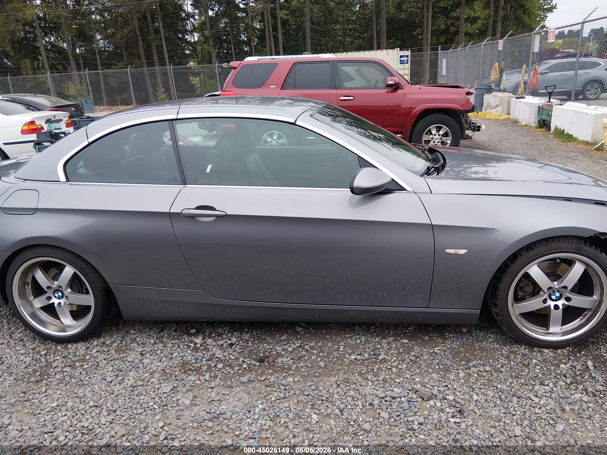 2008 Bmw 328i   Gray vin: WBAWR33558P154048