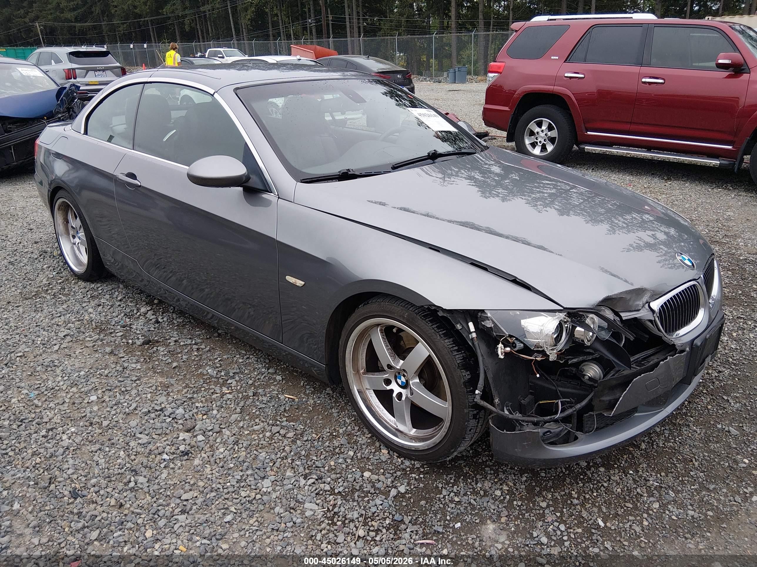 2008 Bmw 328i   Gray vin: WBAWR33558P154048