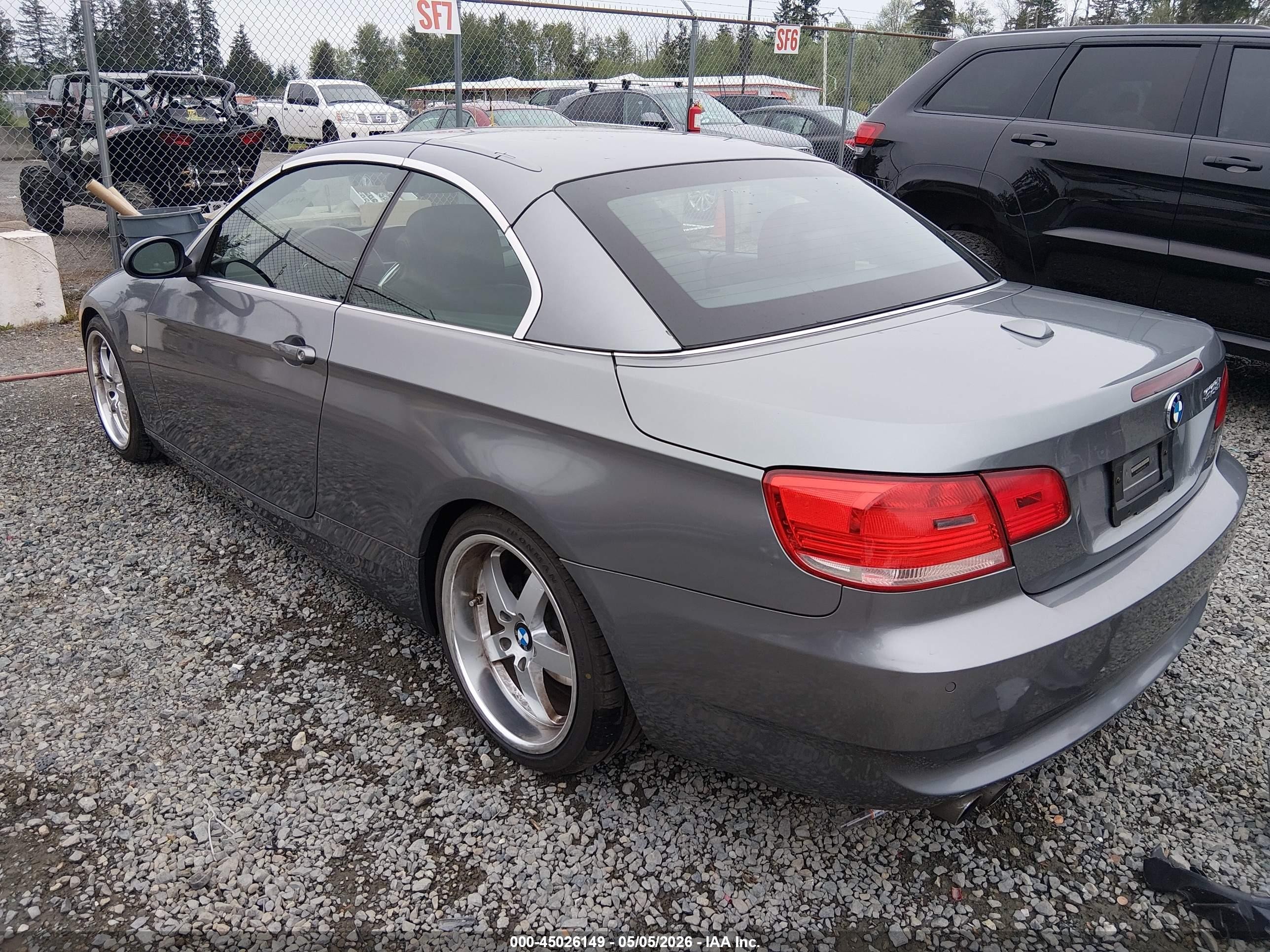 2008 Bmw 328i   Gray vin: WBAWR33558P154048