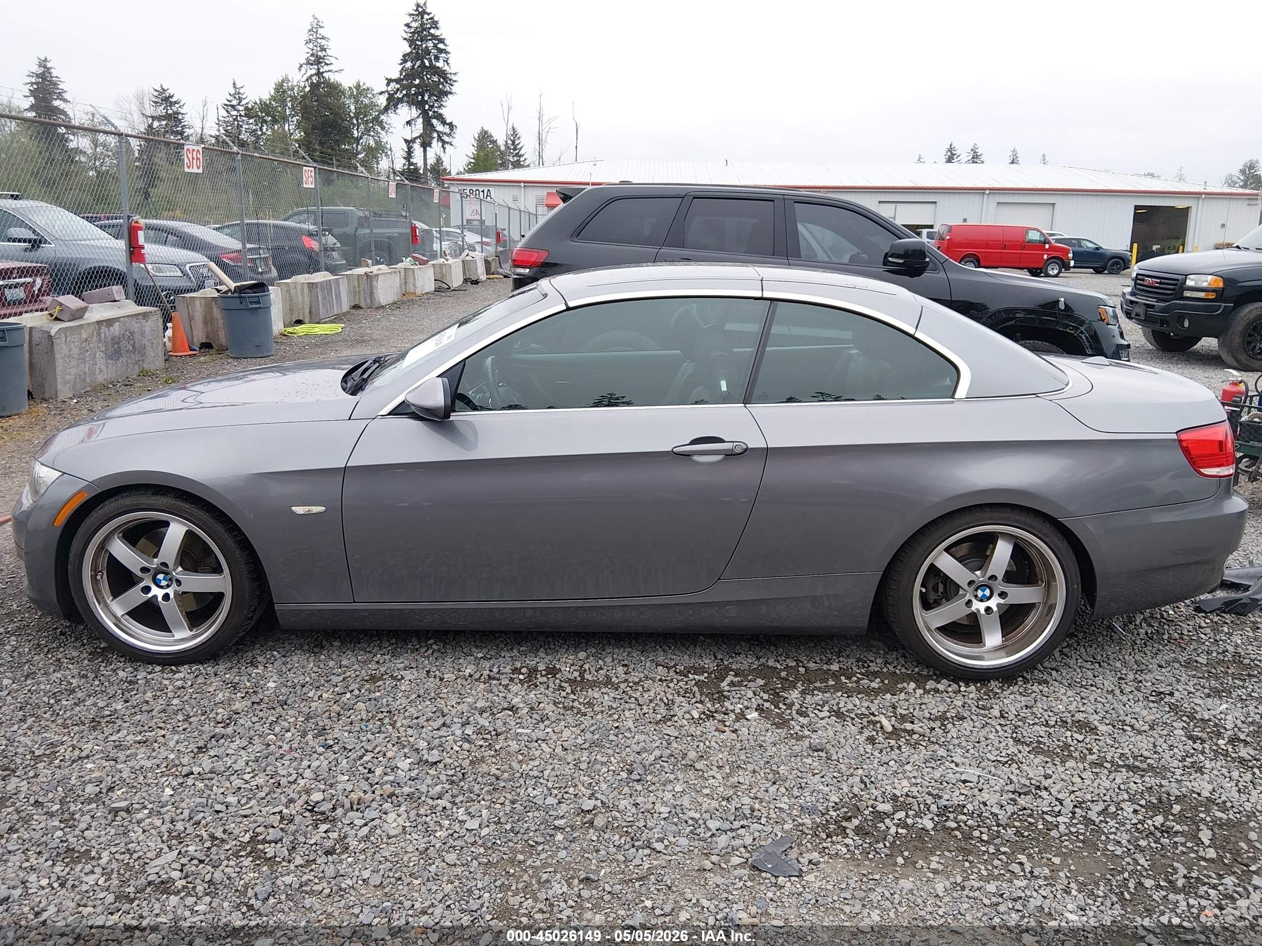 2008 Bmw 328i   Gray vin: WBAWR33558P154048