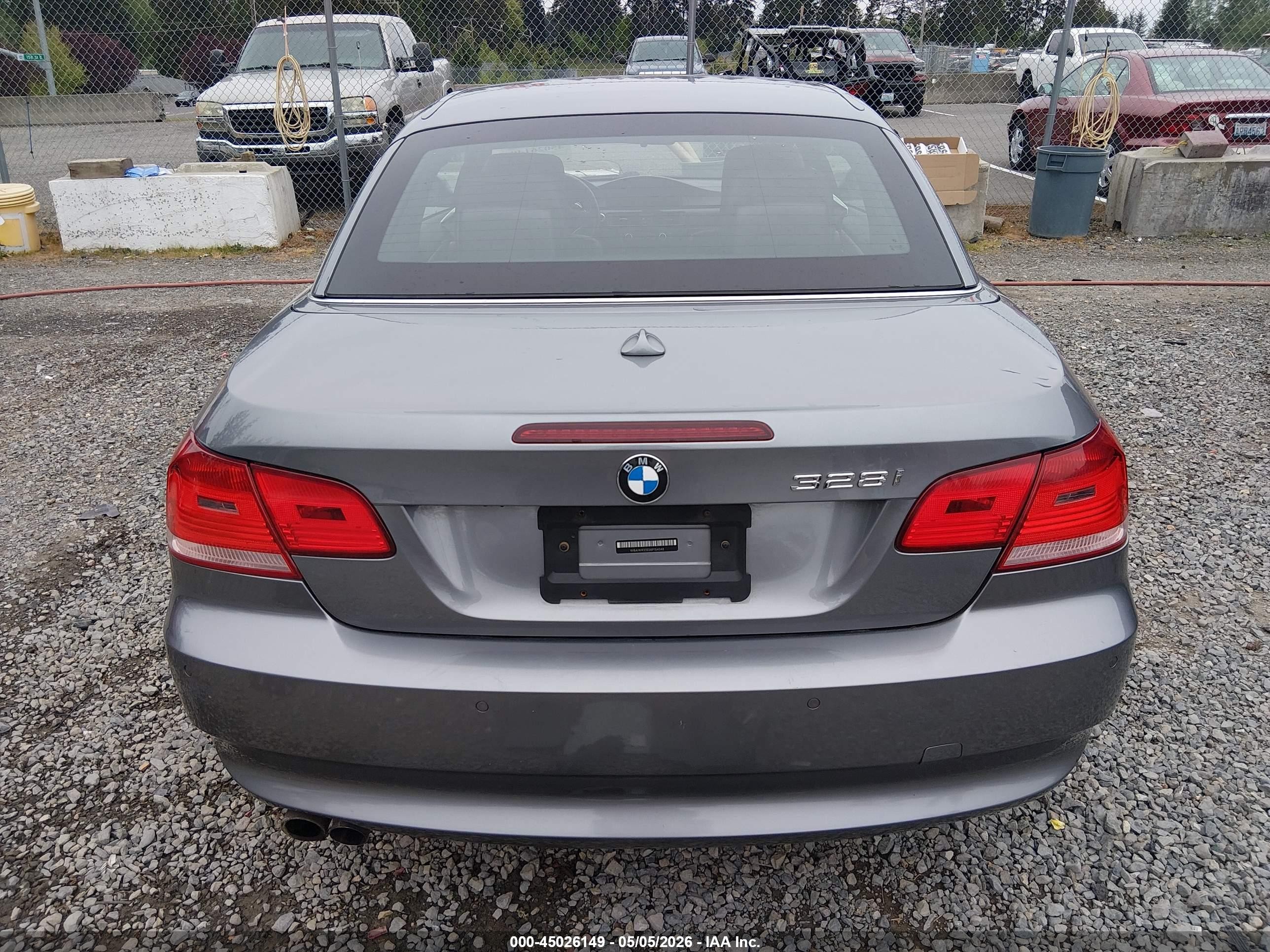 2008 Bmw 328i   Gray vin: WBAWR33558P154048