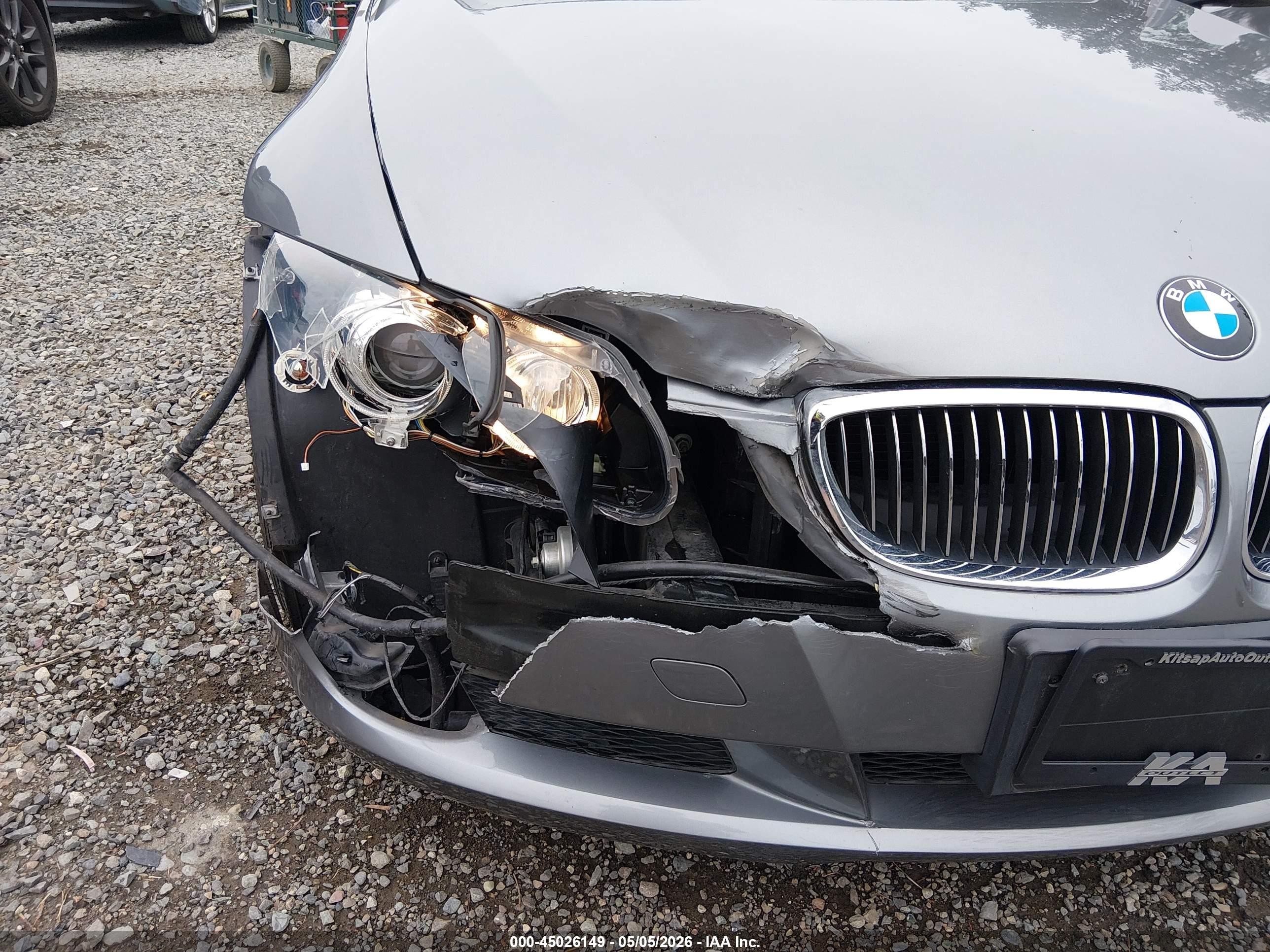 2008 Bmw 328i   Gray vin: WBAWR33558P154048