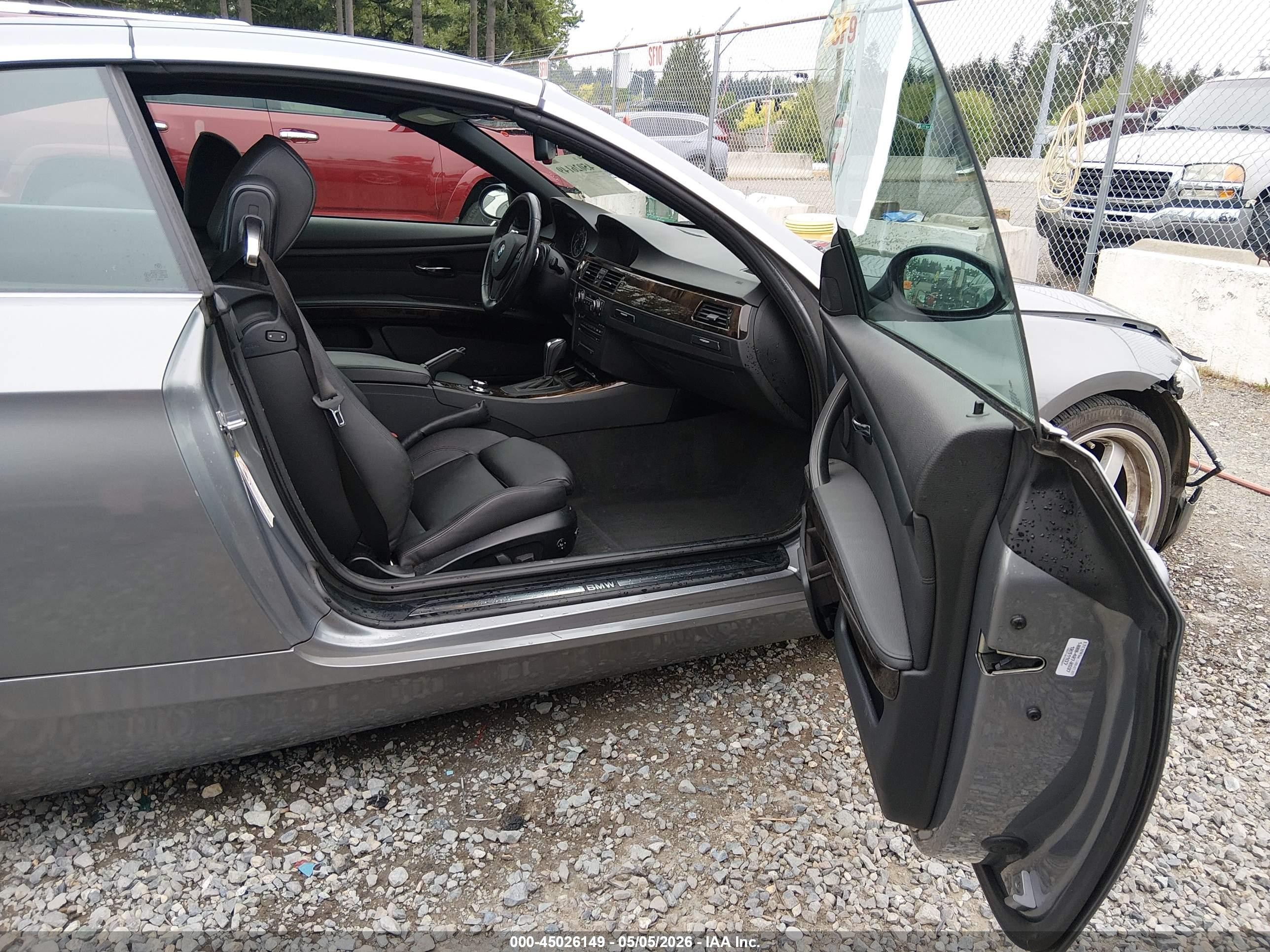 2008 Bmw 328i   Gray vin: WBAWR33558P154048
