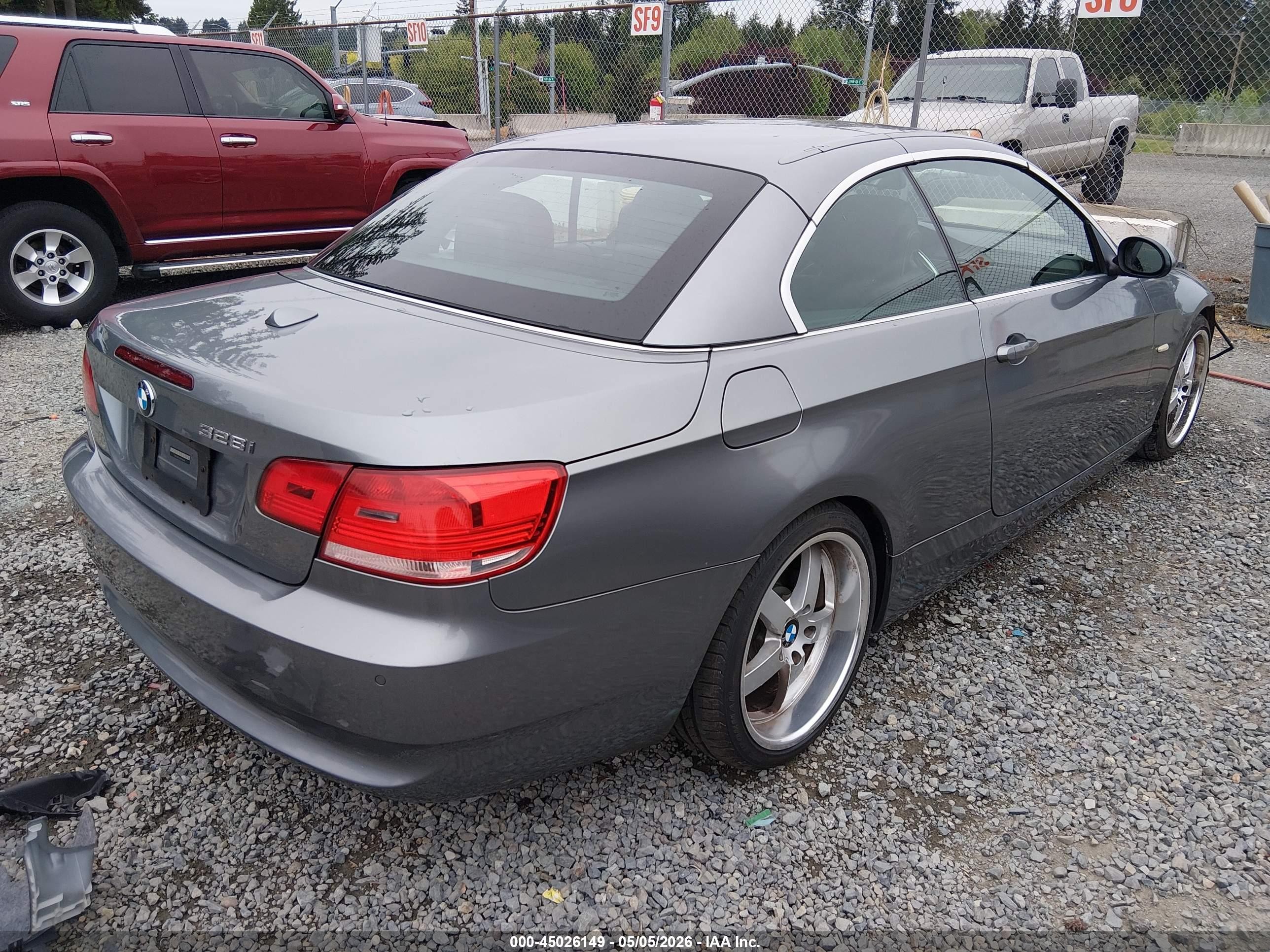 2008 Bmw 328i   Gray vin: WBAWR33558P154048