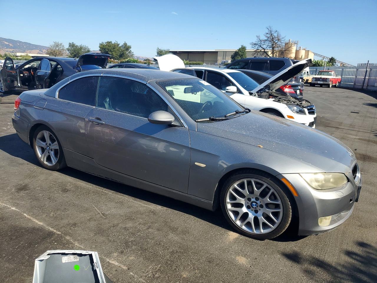 2009 Bmw 328 I Sulev Gray vin: WBAWR33559P343655