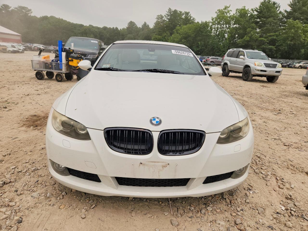 2009 Bmw 328 I Sulev White vin: WBAWR33559P461267