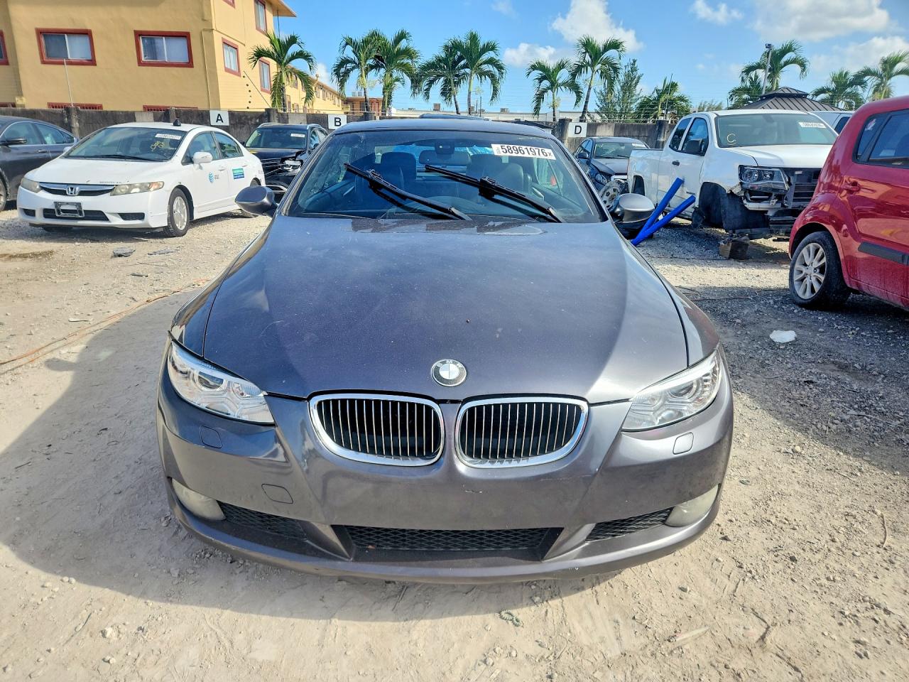 2008 Bmw 328 I Sulev Gray vin: WBAWR33568P152258