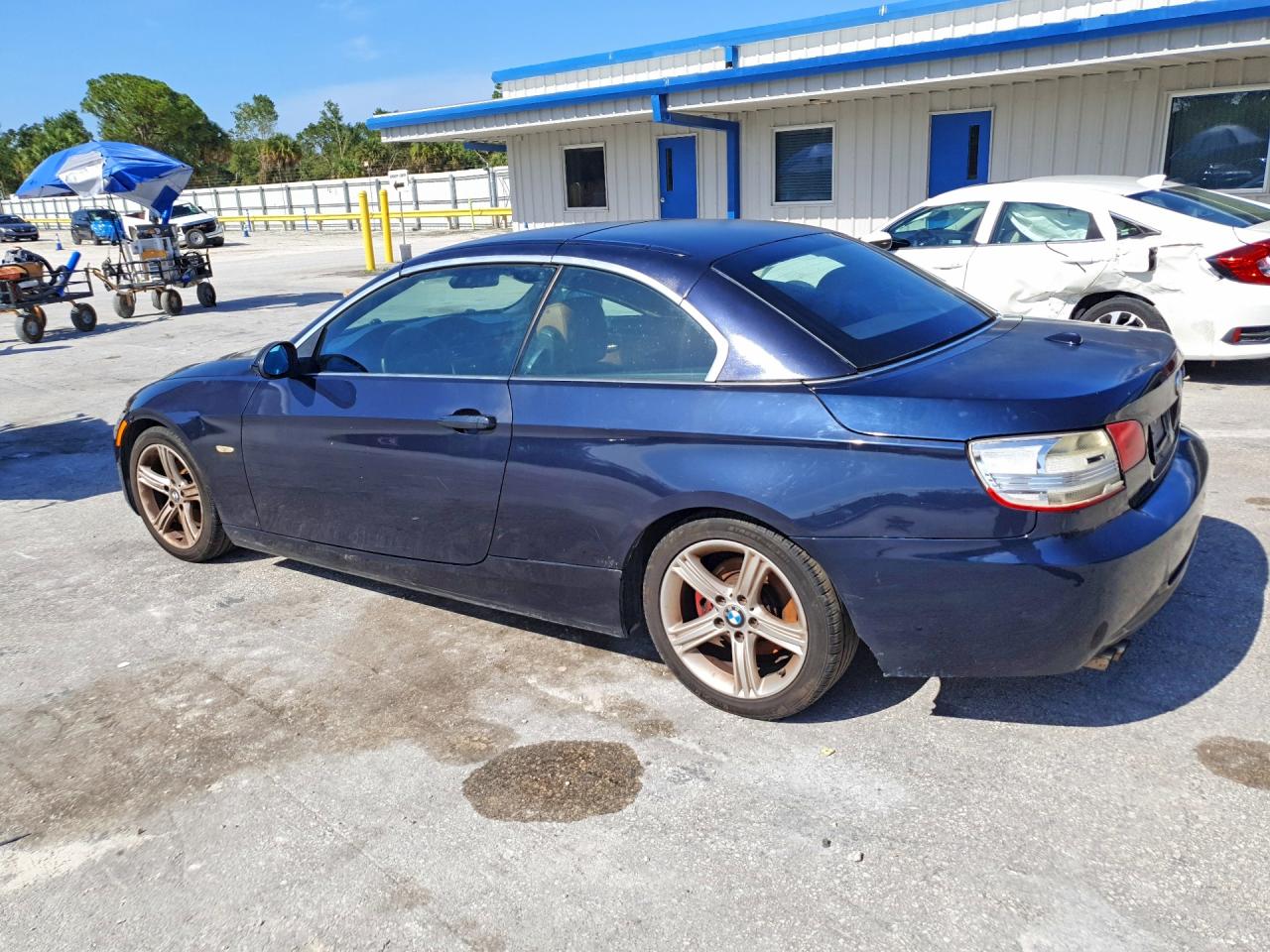 2007 Bmw 328 I Sulev Blue vin: WBAWR33577PX79680