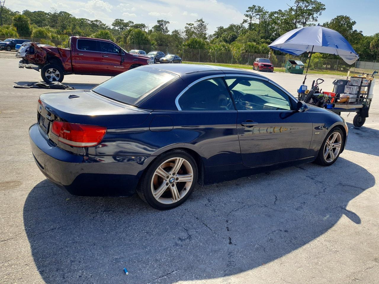 2007 Bmw 328 I Sulev Blue vin: WBAWR33577PX79680