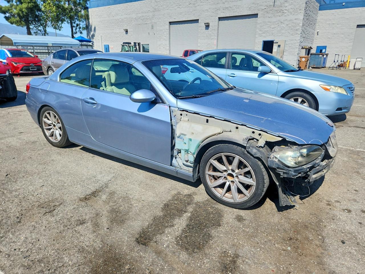 2009 Bmw 3 Series 328i Blue vin: WBAWR33579P154618