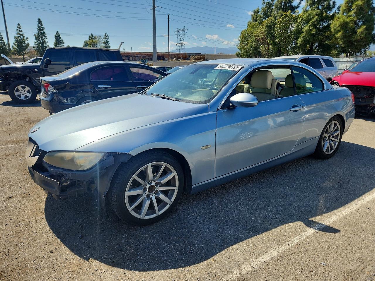 2009 Bmw 3 Series 328i Blue vin: WBAWR33579P154618