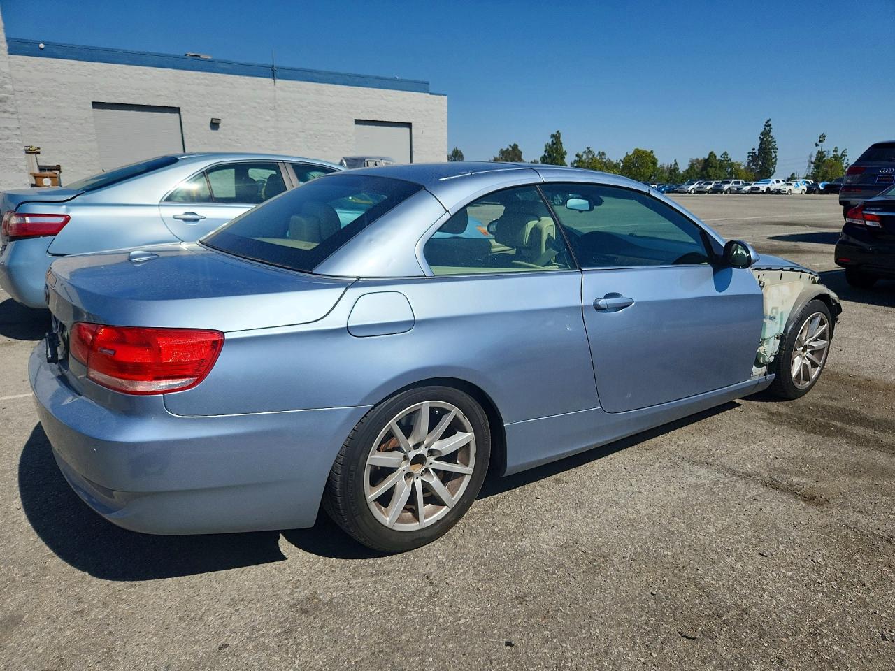 2009 Bmw 3 Series 328i Blue vin: WBAWR33579P154618