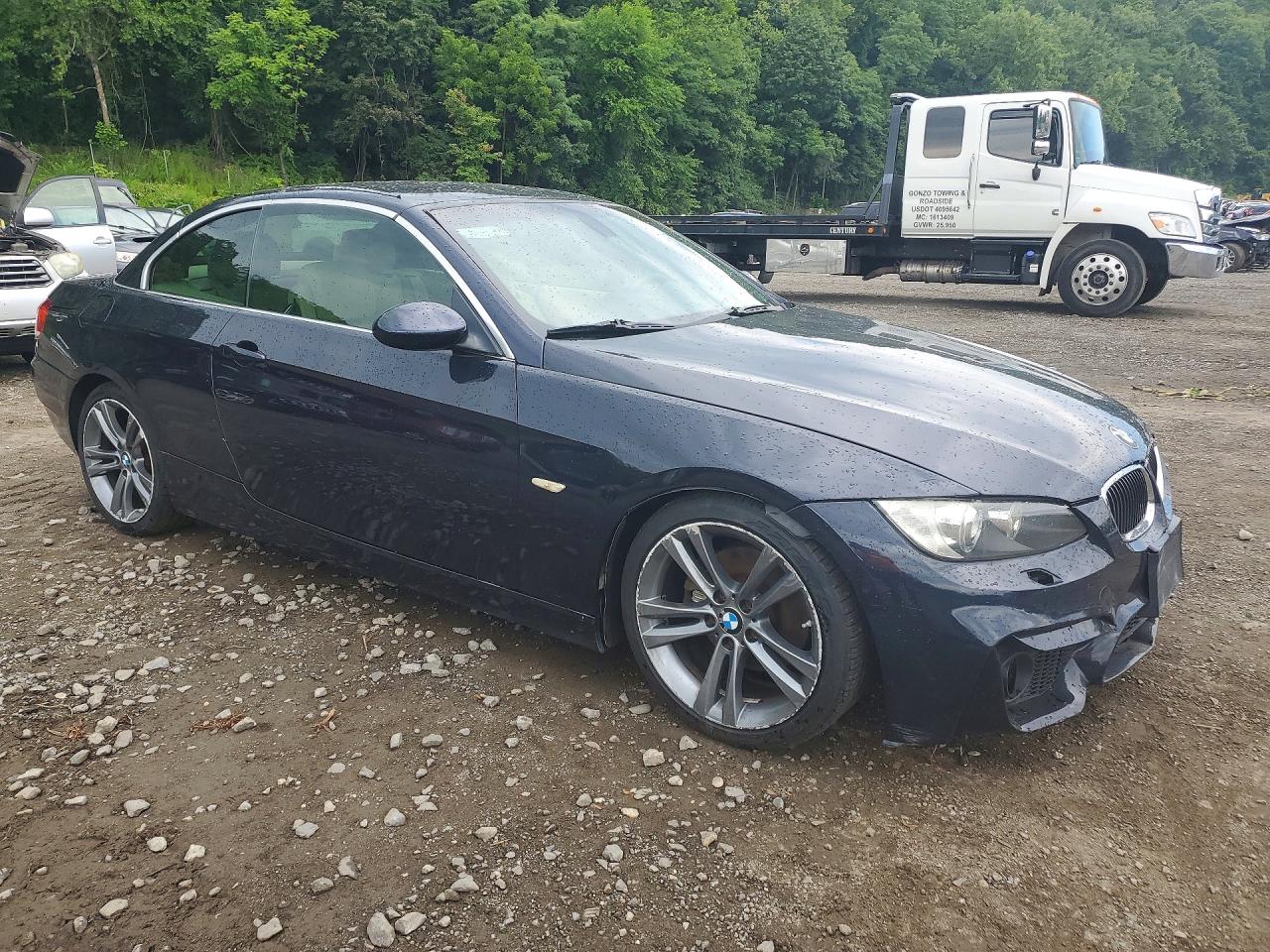 2008 Bmw 328 I Sulev Blue vin: WBAWR33588P152195