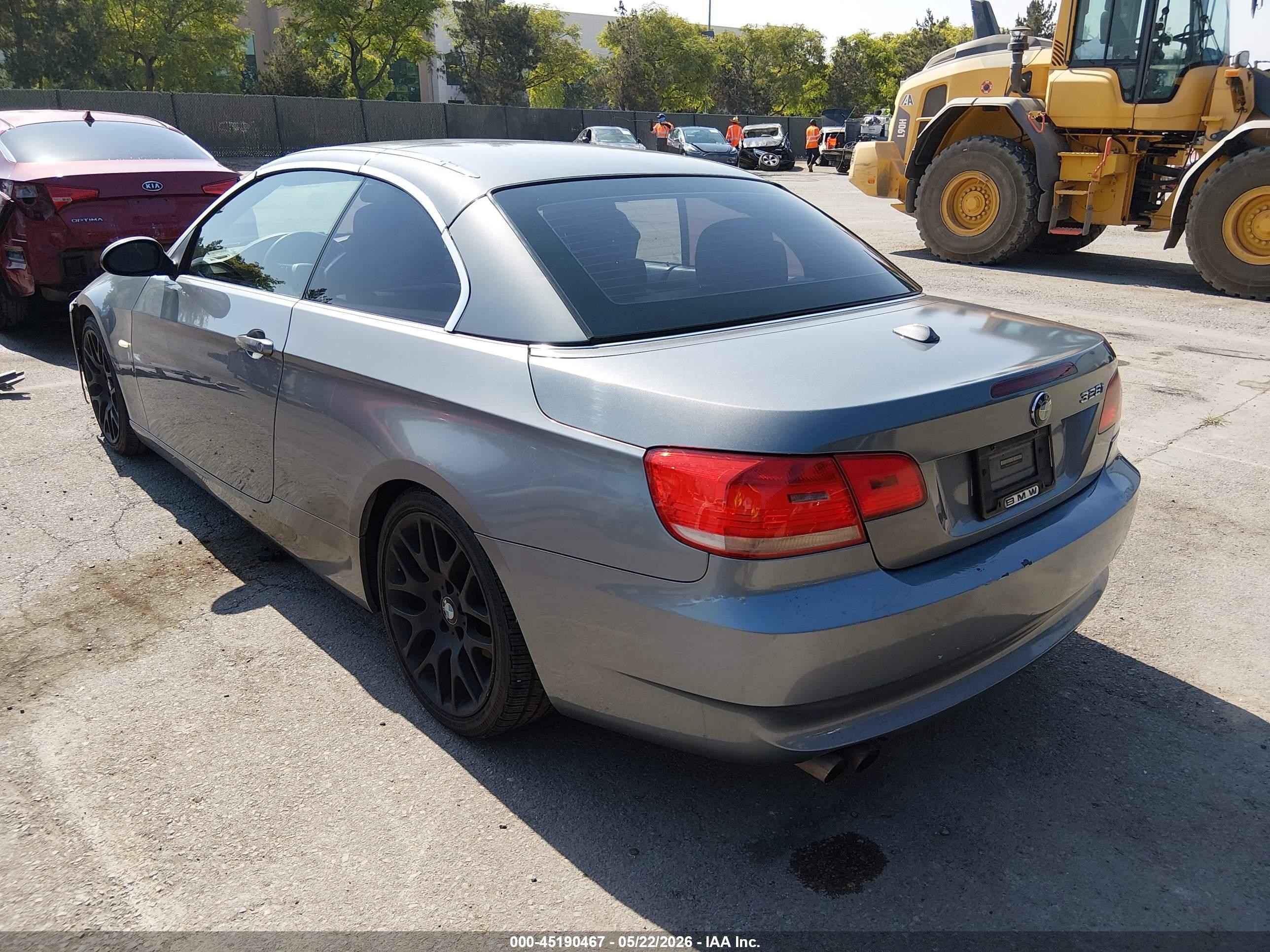 2007 Bmw 328i   Gray vin: WBAWR33597PX78935