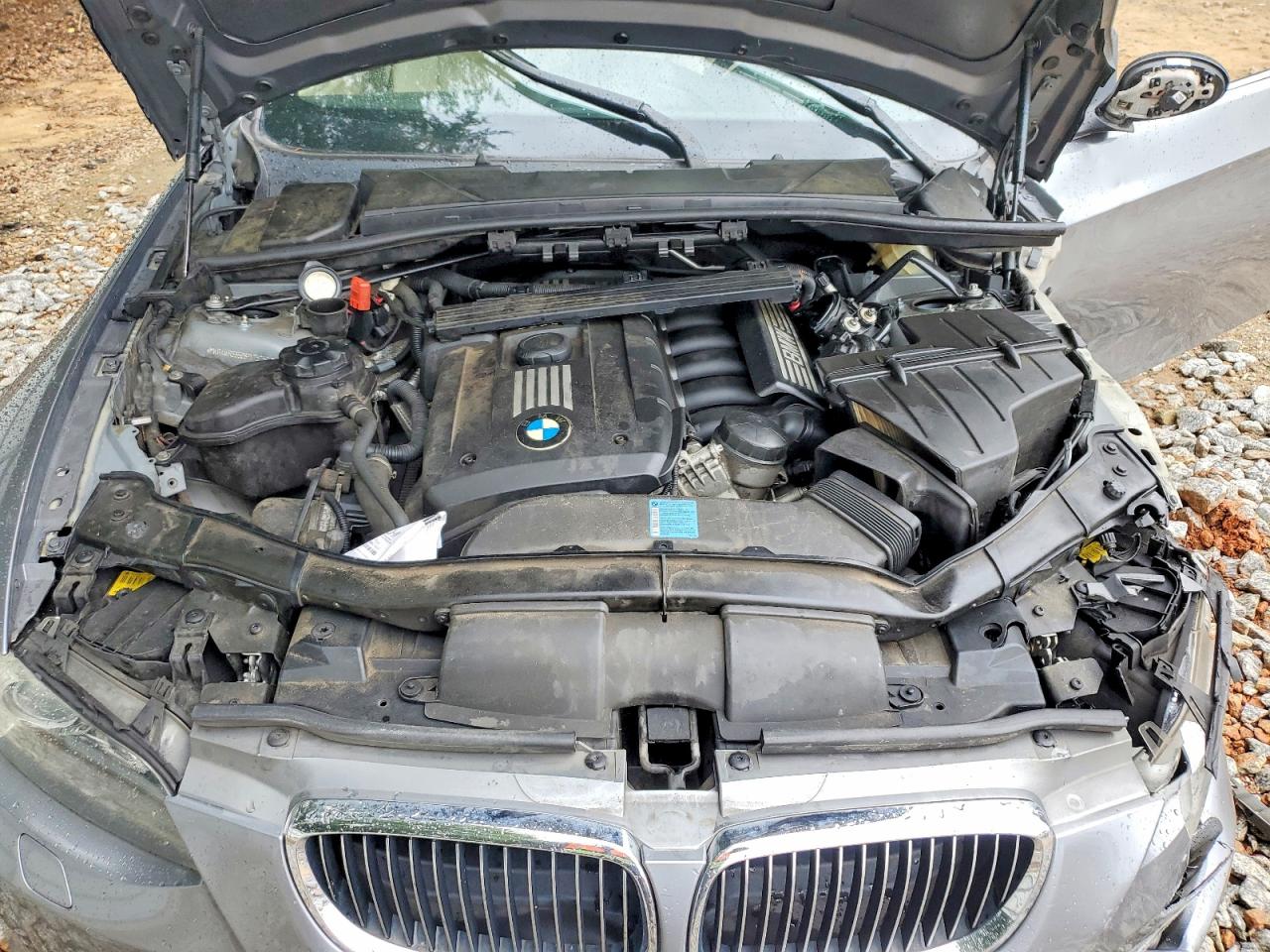 2008 Bmw 328 I Sulev Gray vin: WBAWR33598PX75289