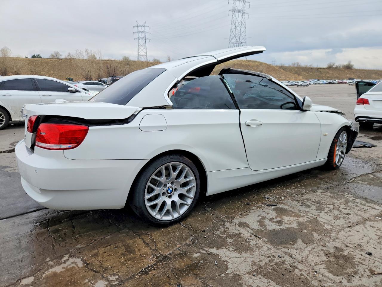 2010 Bmw 328 I Sulev White vin: WBAWR3C57AP463347