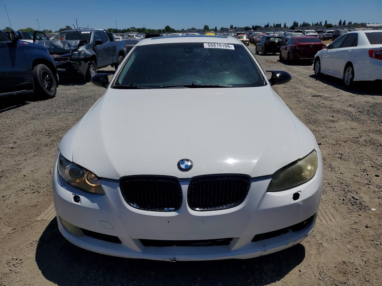 2008 Bmw 328i White vin: WBAWV13508P119997