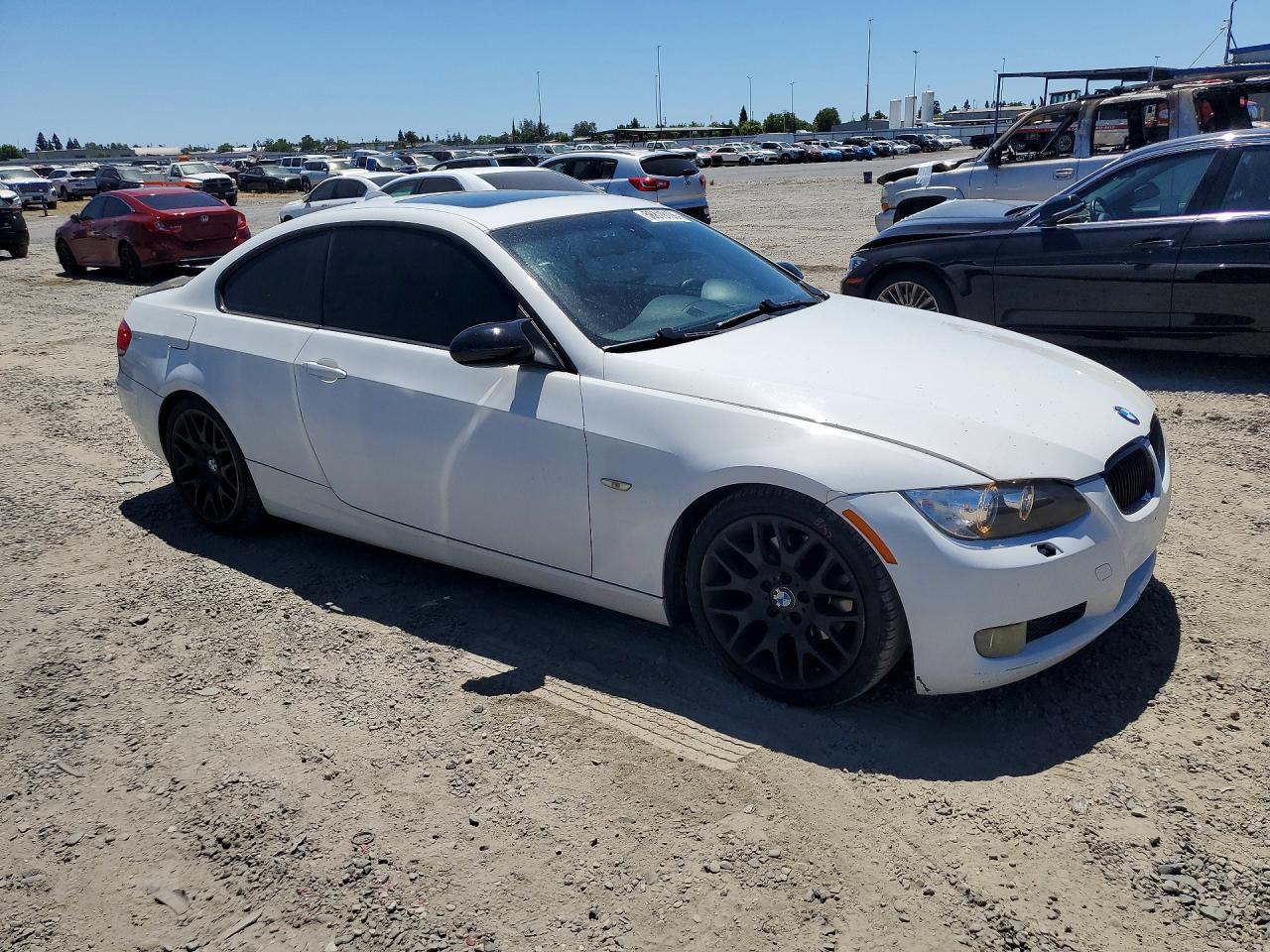 2008 Bmw 328i White vin: WBAWV13508P119997