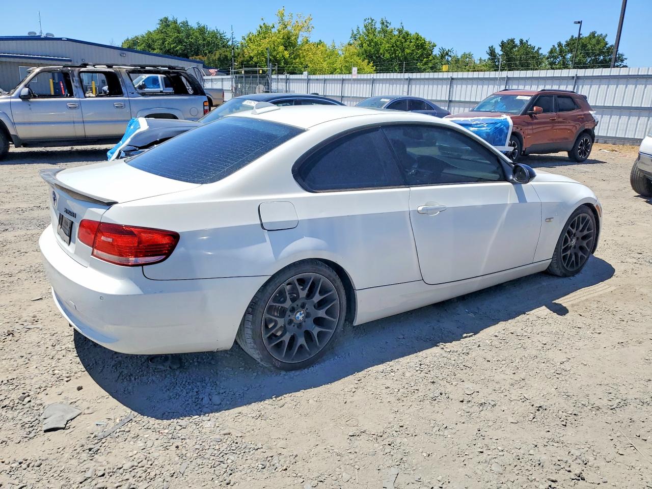 2008 Bmw 328i White vin: WBAWV13508P119997