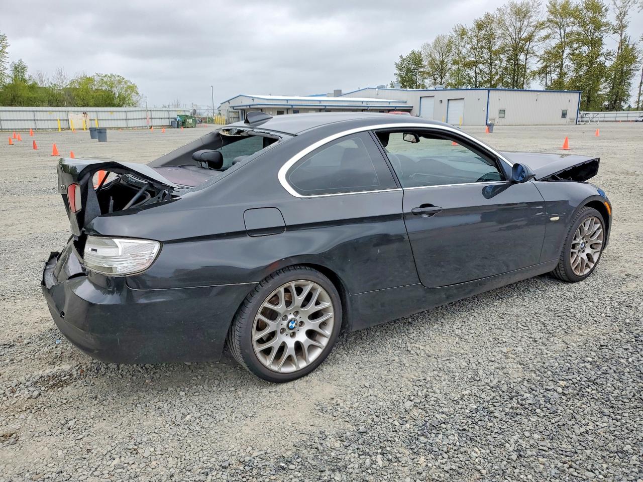 2007 Bmw 328 I Sulev Черный vin: WBAWV13527P117568
