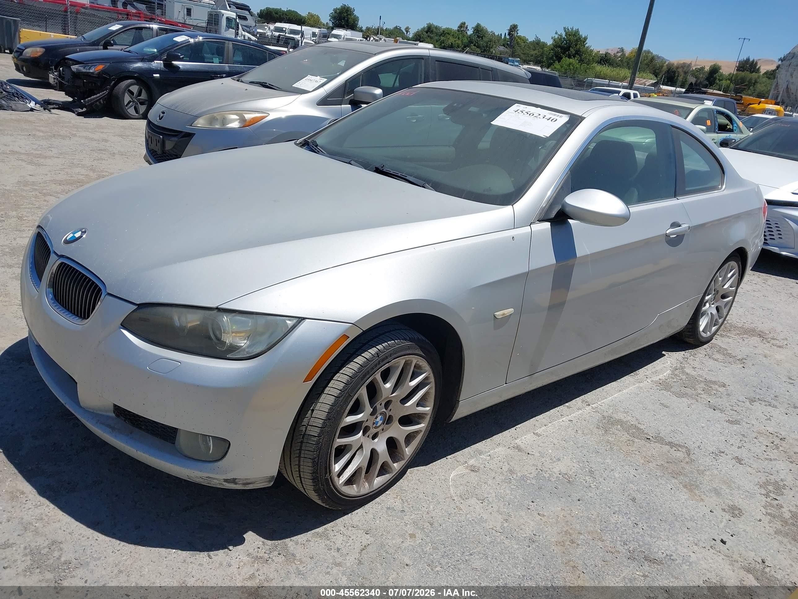 2007 Bmw 328i   Gray vin: WBAWV13527PK48600