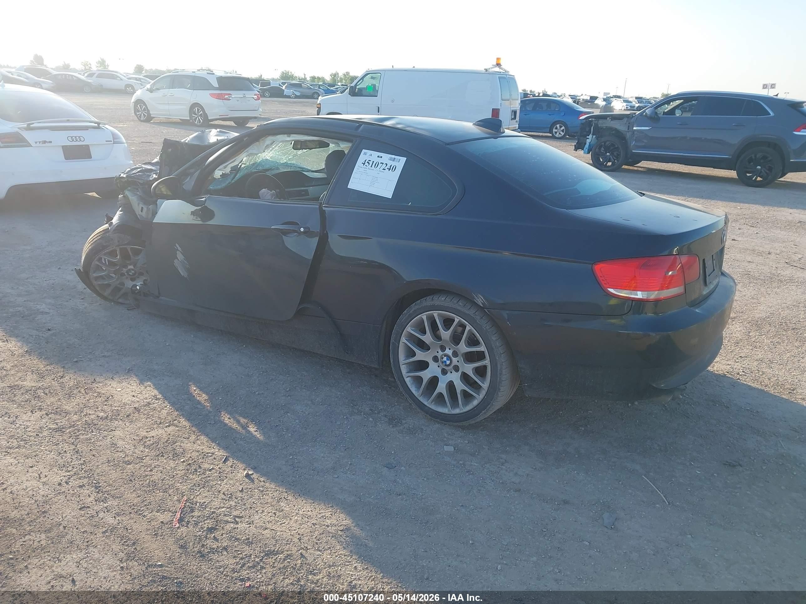 2007 Bmw 328i   Black vin: WBAWV13527PK48693