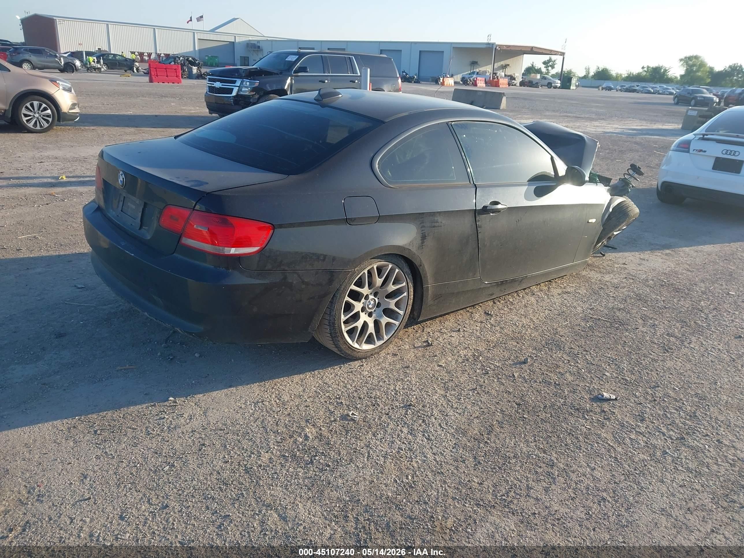 2007 Bmw 328i   Black vin: WBAWV13527PK48693