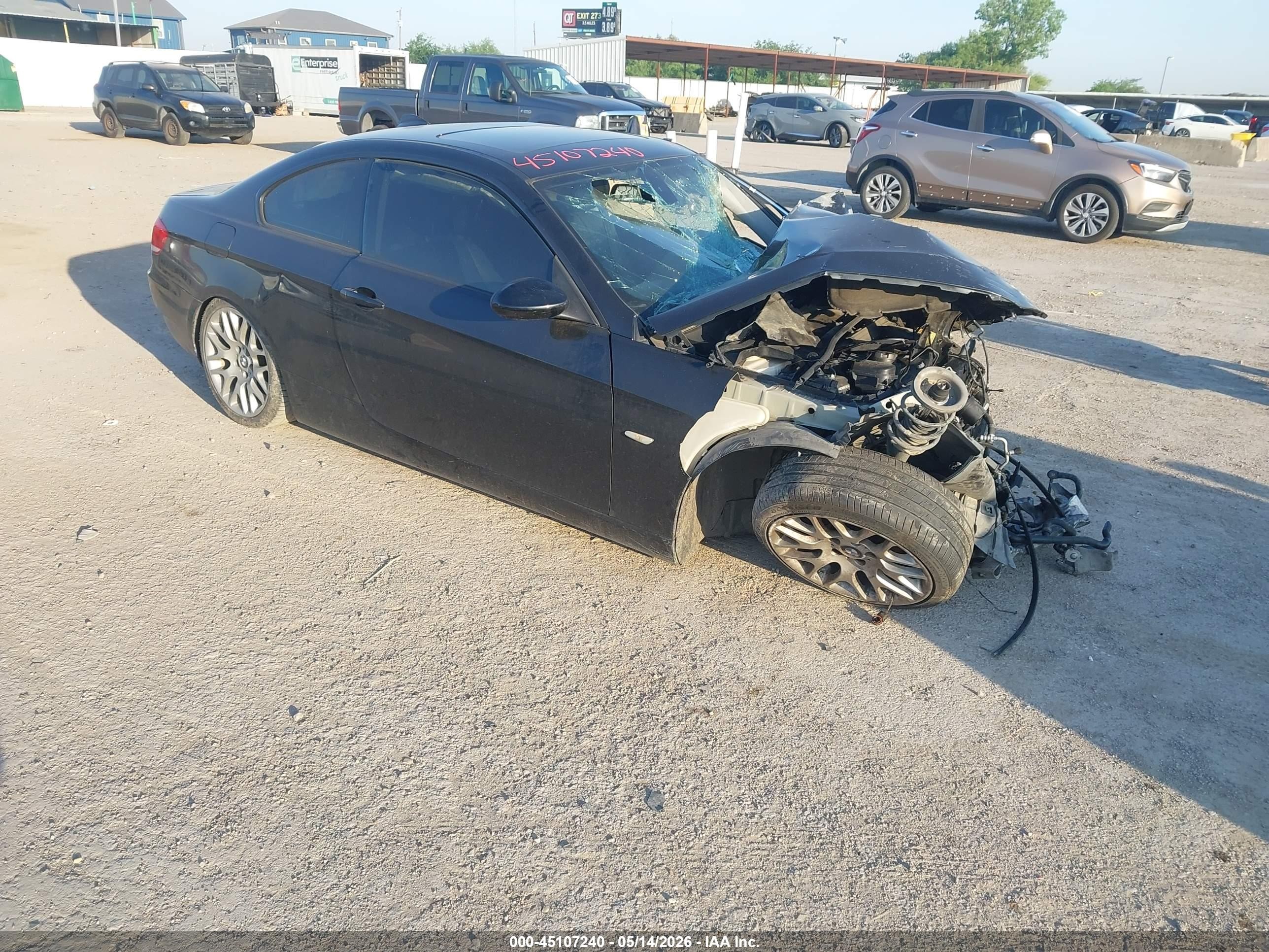 2007 Bmw 328i   Black vin: WBAWV13527PK48693