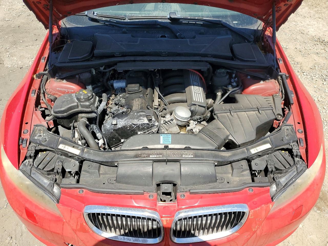 2008 Bmw 328 I Sulev Red vin: WBAWV13548P120229