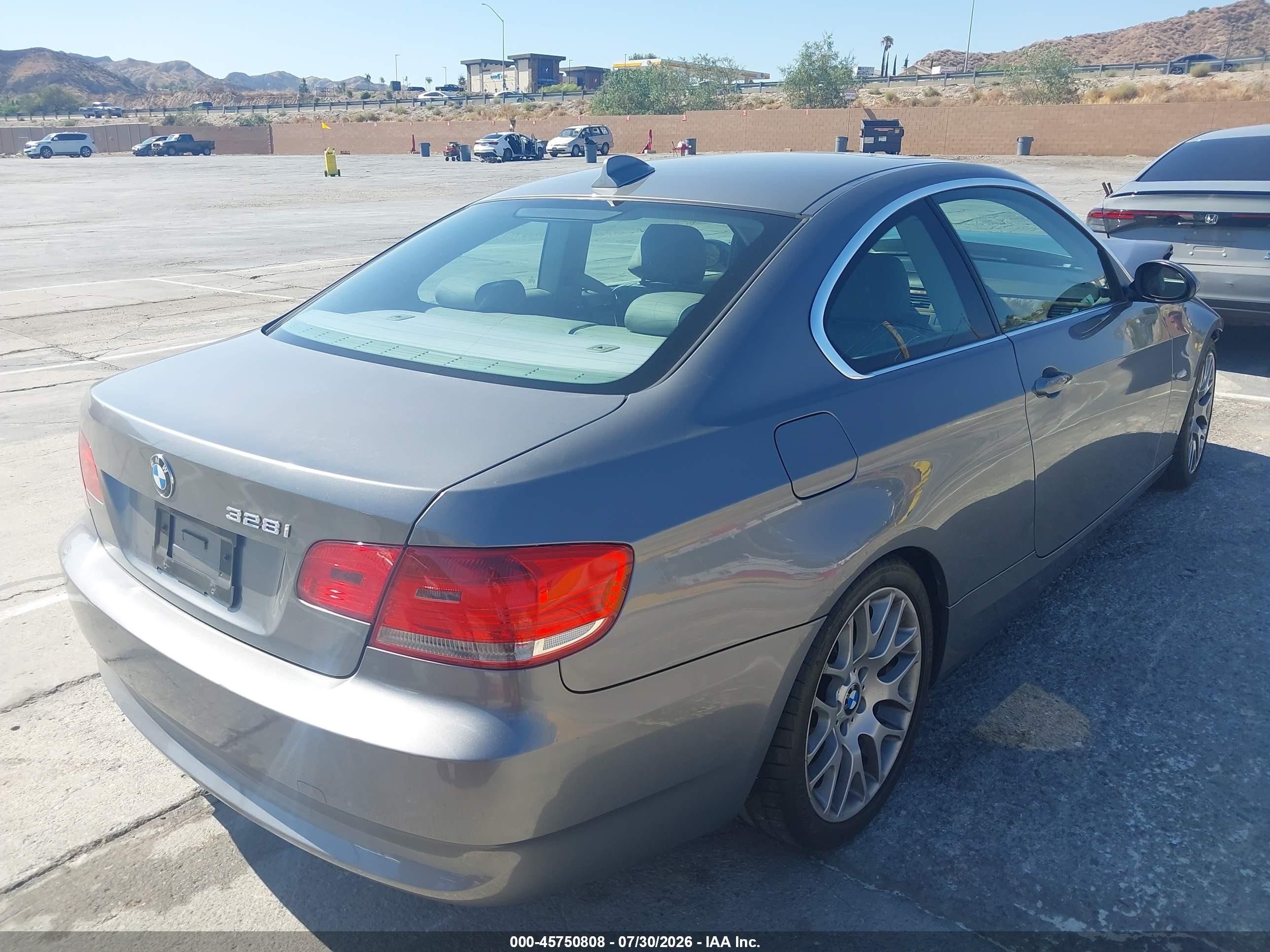 2007 Bmw 328i   Gray vin: WBAWV13557PK49885