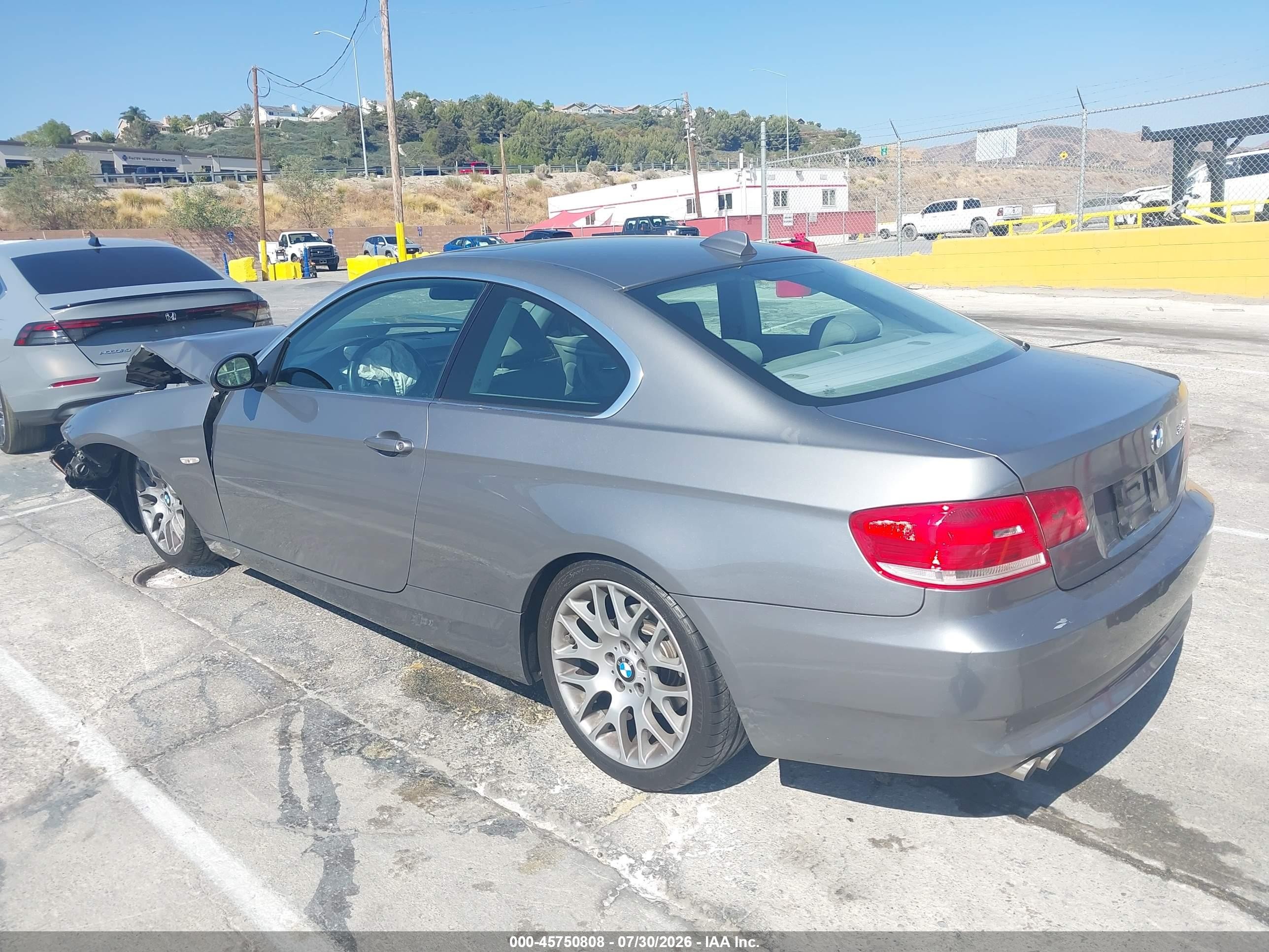2007 Bmw 328i   Gray vin: WBAWV13557PK49885