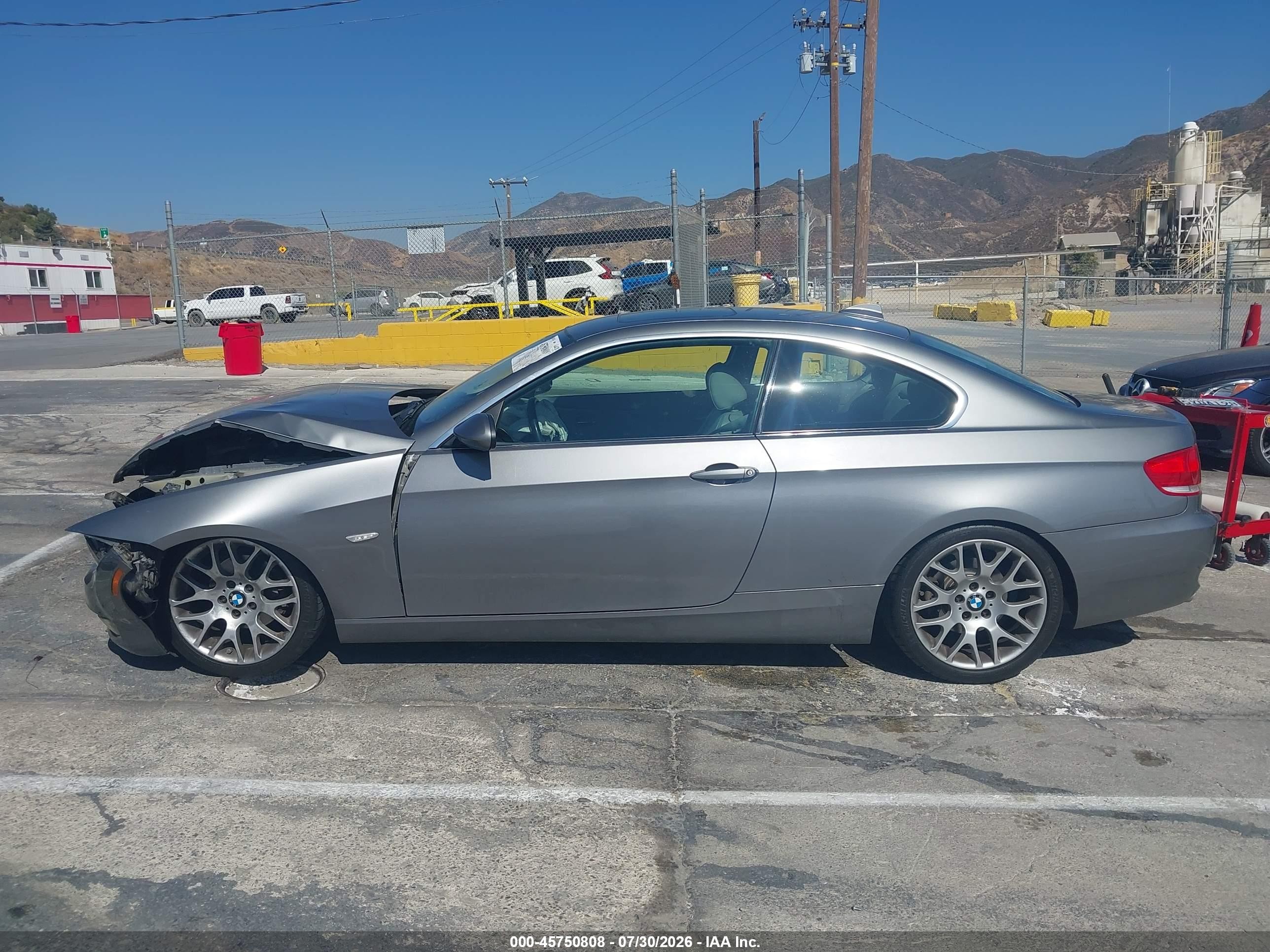 2007 Bmw 328i   Gray vin: WBAWV13557PK49885