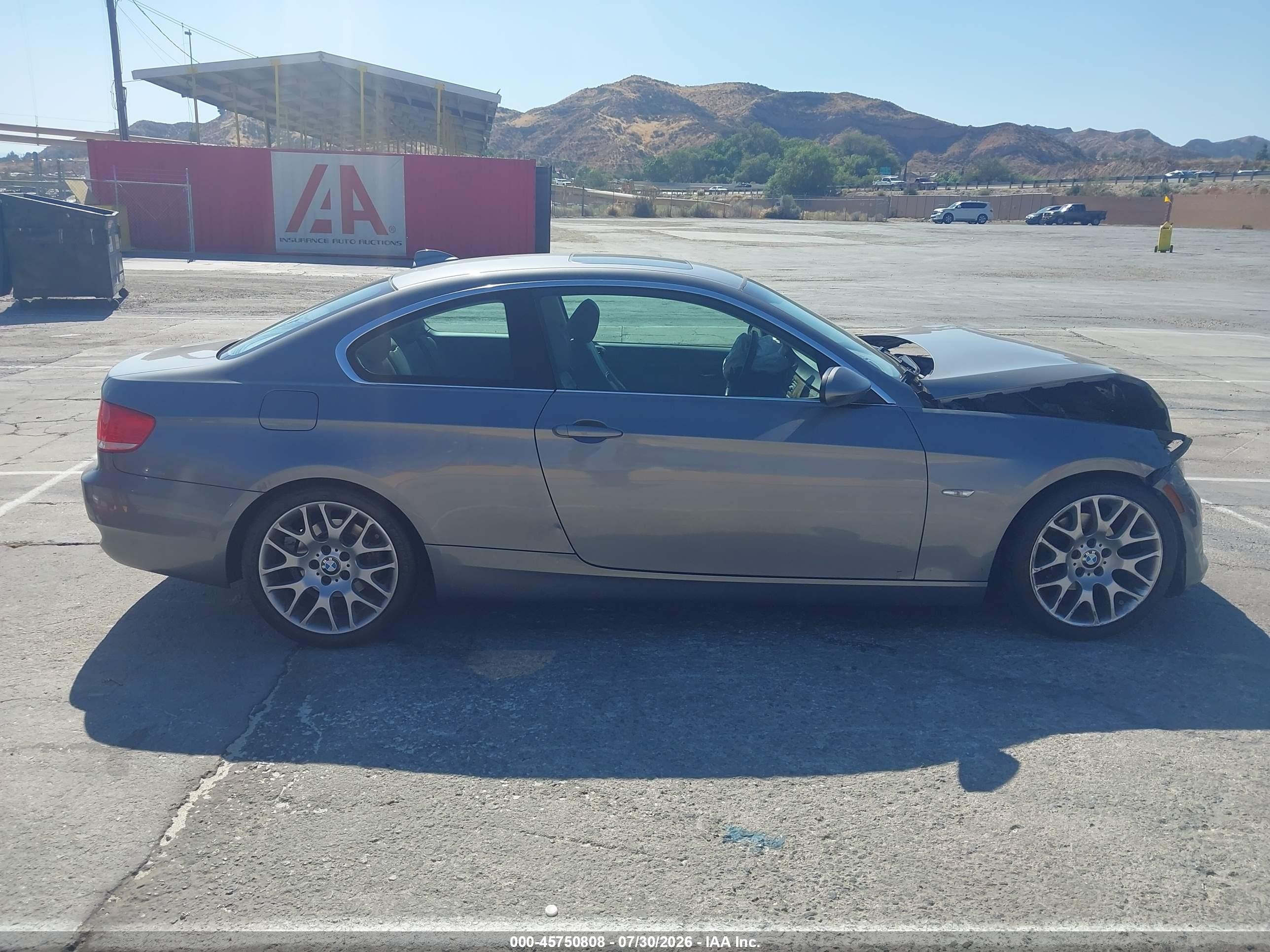 2007 Bmw 328i   Gray vin: WBAWV13557PK49885