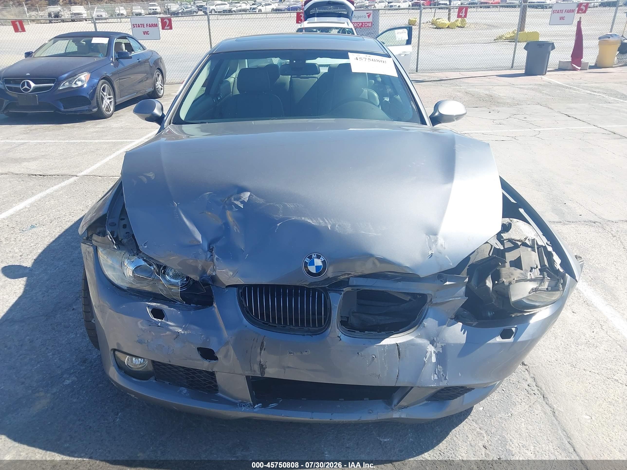 2007 Bmw 328i   Gray vin: WBAWV13557PK49885