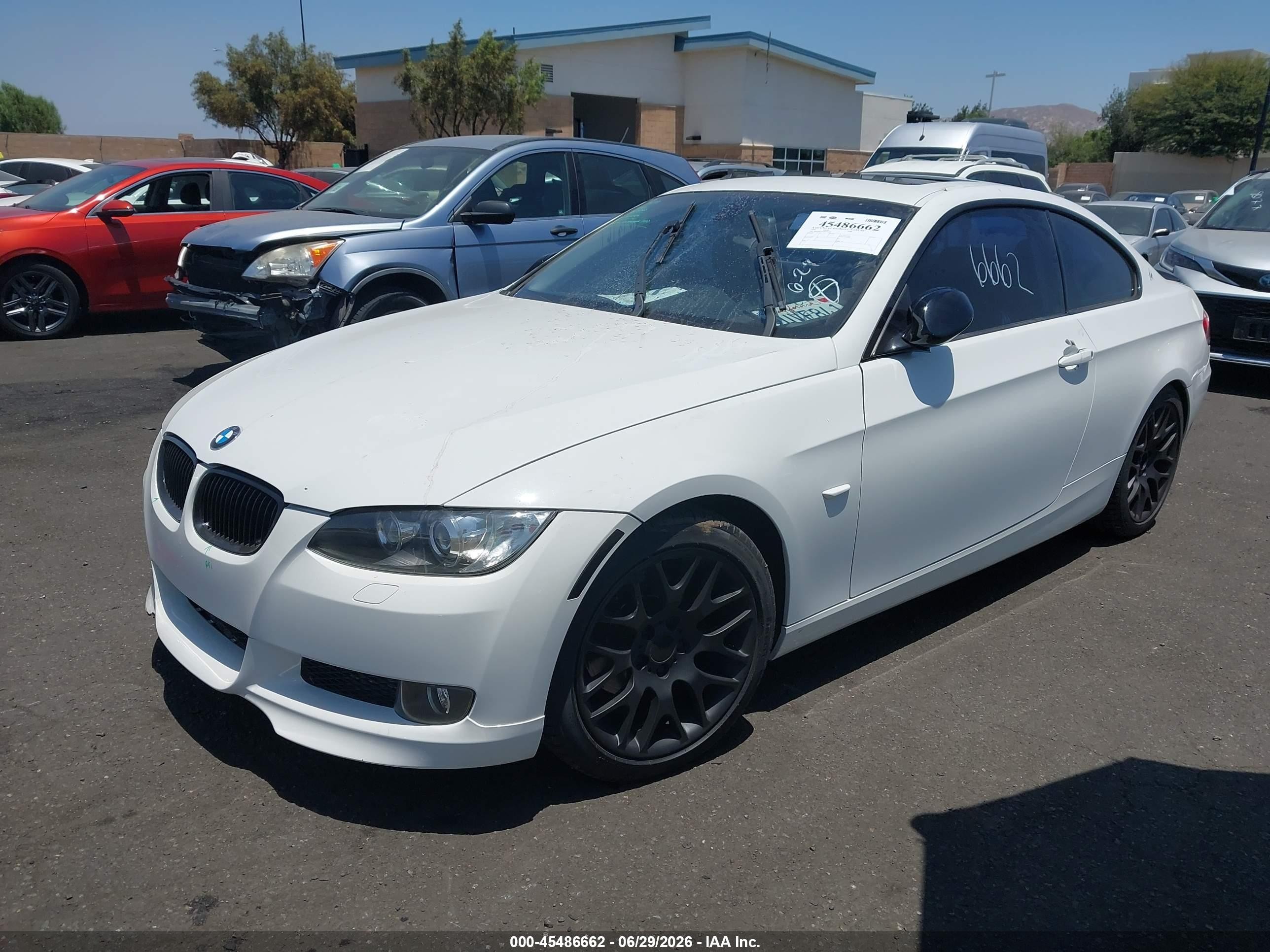 2009 Bmw 328i   White vin: WBAWV13559P123142