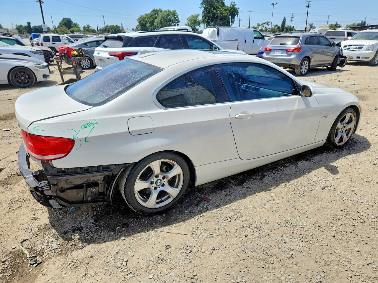2009 Bmw 328 I Sulev White vin: WBAWV13569P122162