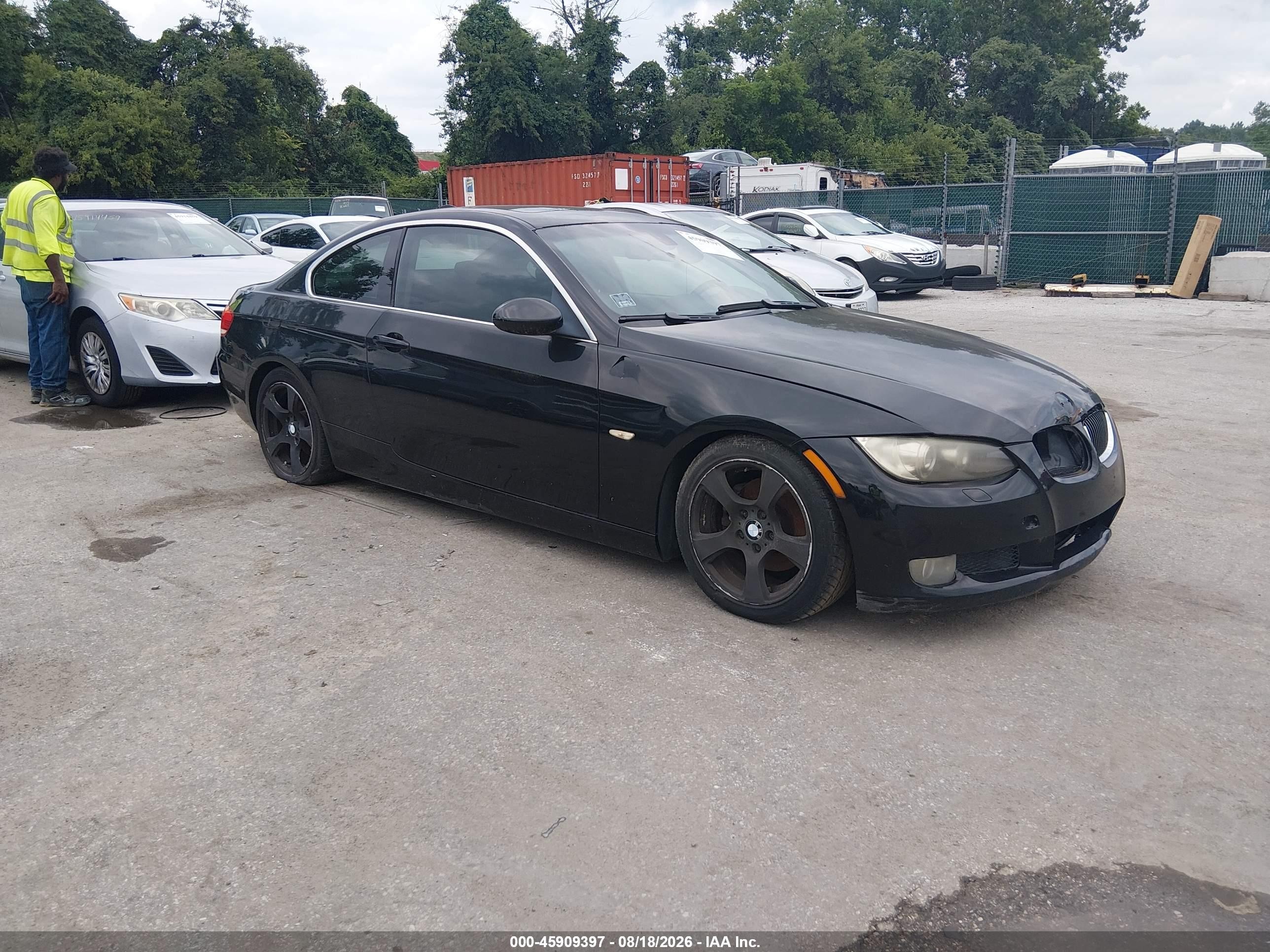 2008 Bmw 328i   Black vin: WBAWV13588P119522