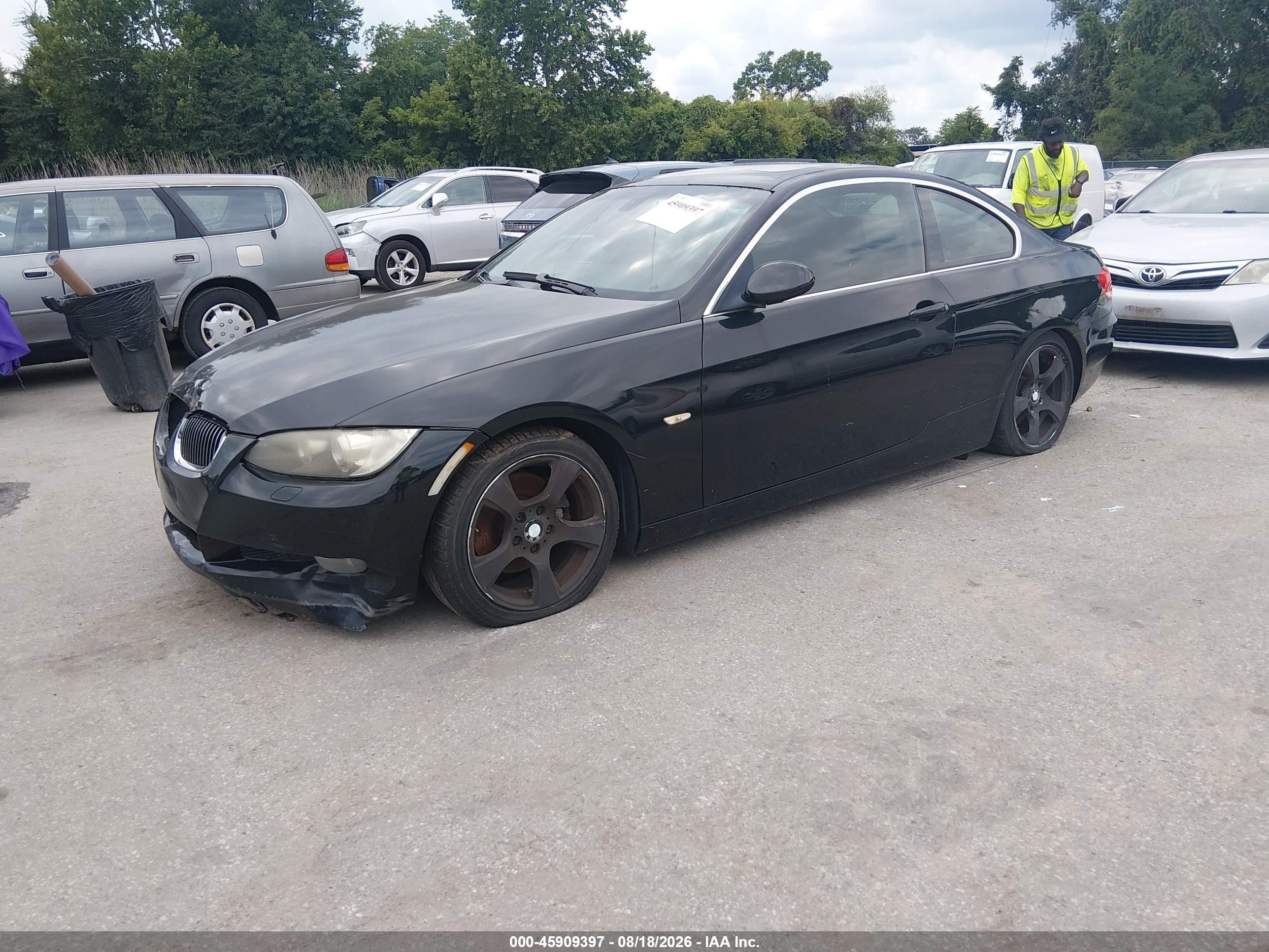 2008 Bmw 328i   Black vin: WBAWV13588P119522