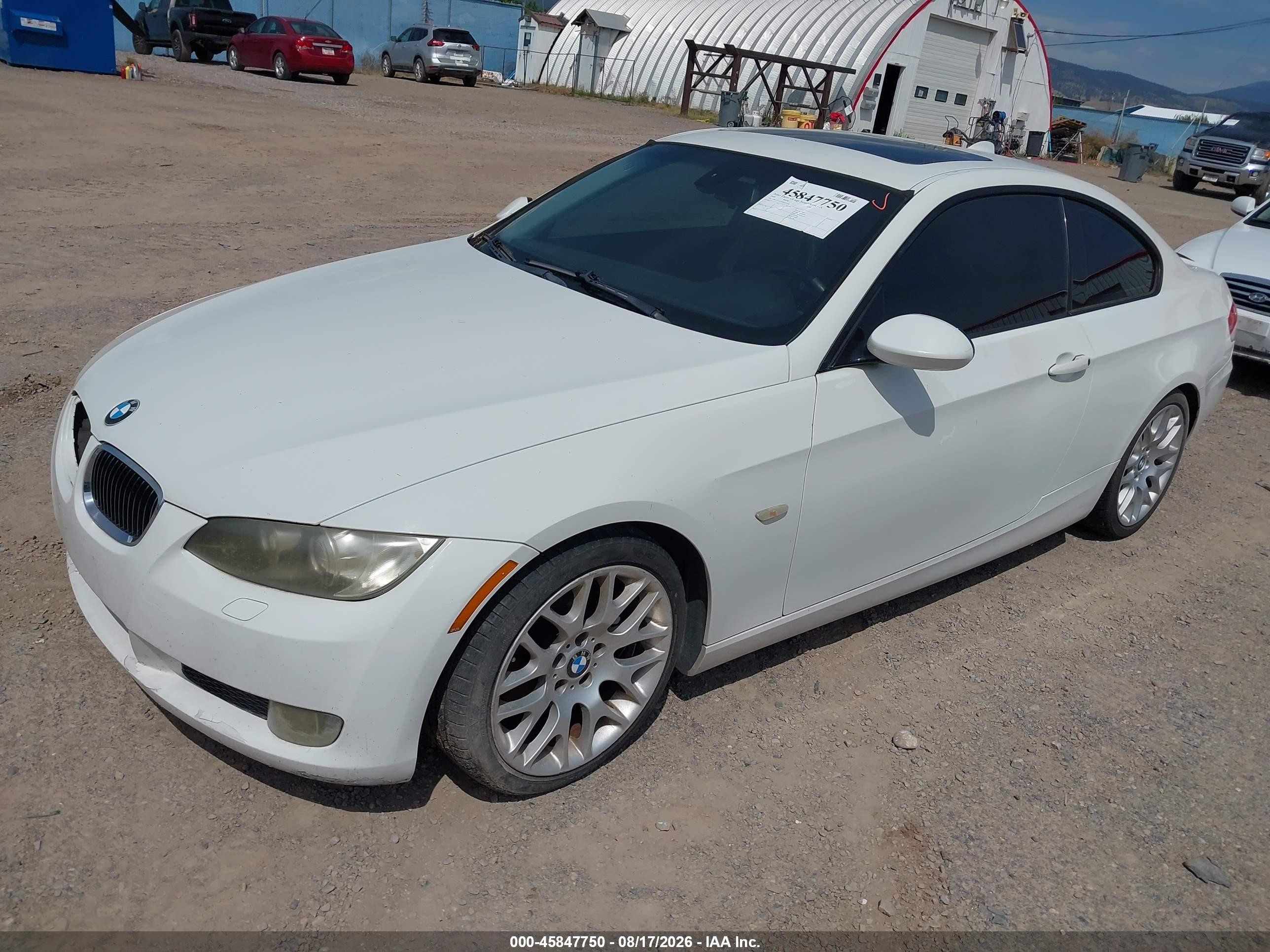 2009 Bmw 328i   White vin: WBAWV13589P123510