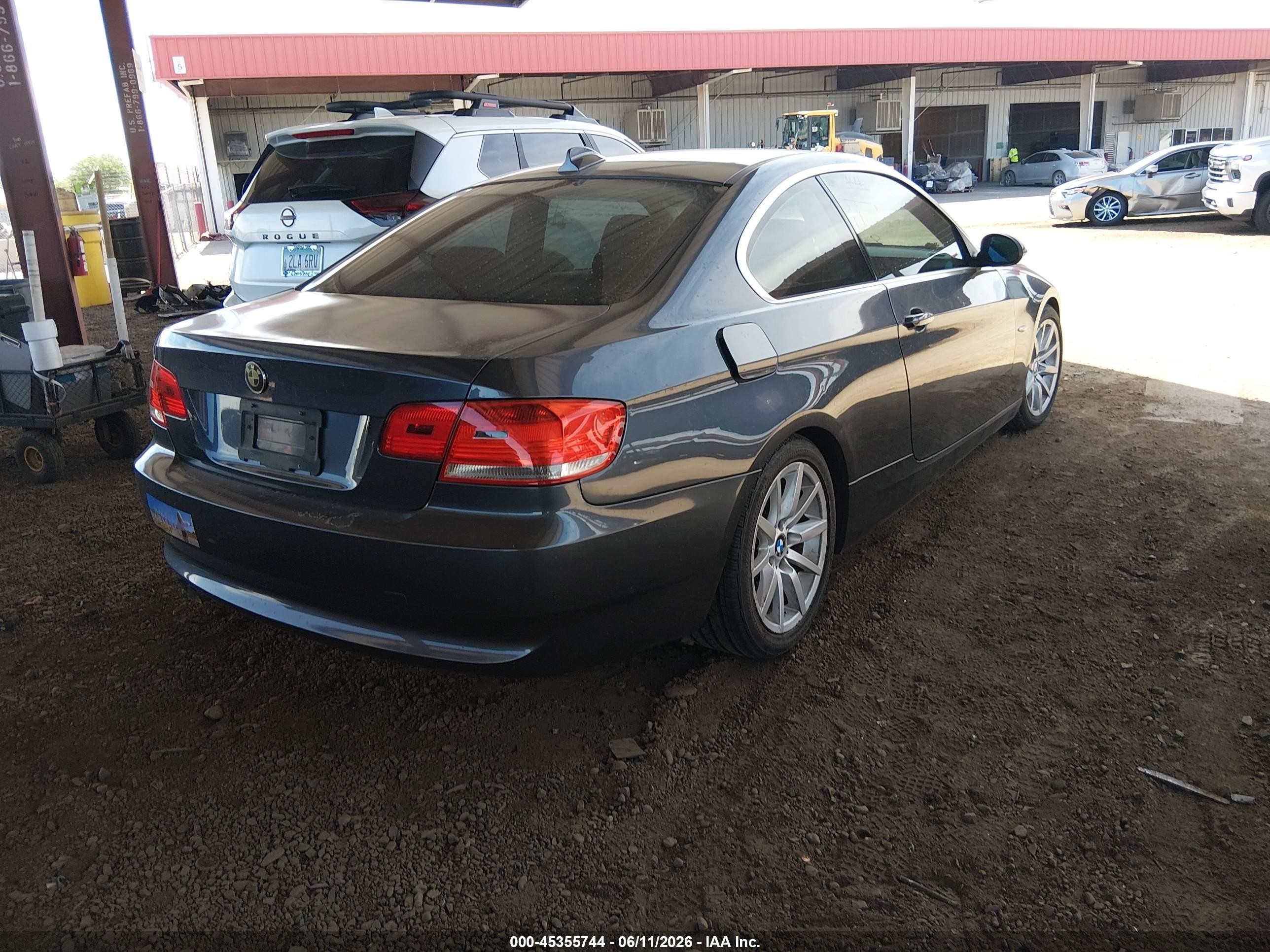 2007 Bmw 328i Gray vin: WBAWV13597PK49551