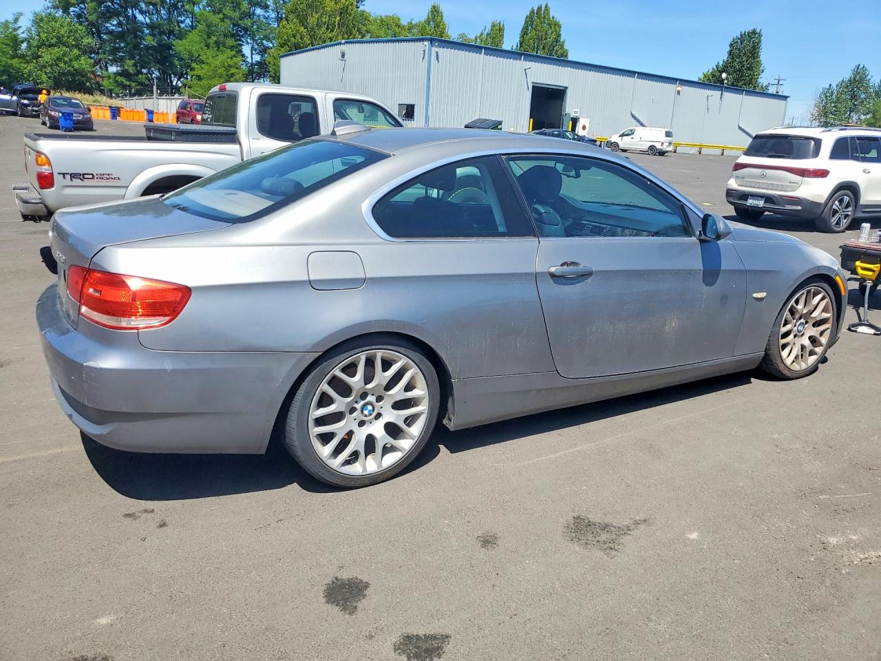 2007 Bmw 328 I Sulev Gray vin: WBAWV13597PK49775