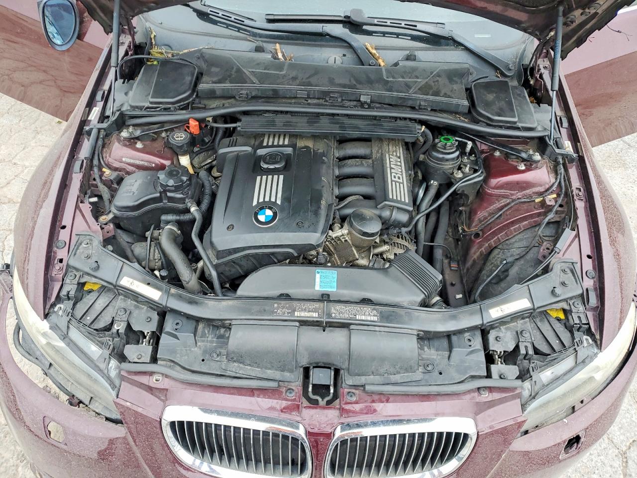 2008 Bmw 328 Xi Sulev Burgundy vin: WBAWV53508PF95242