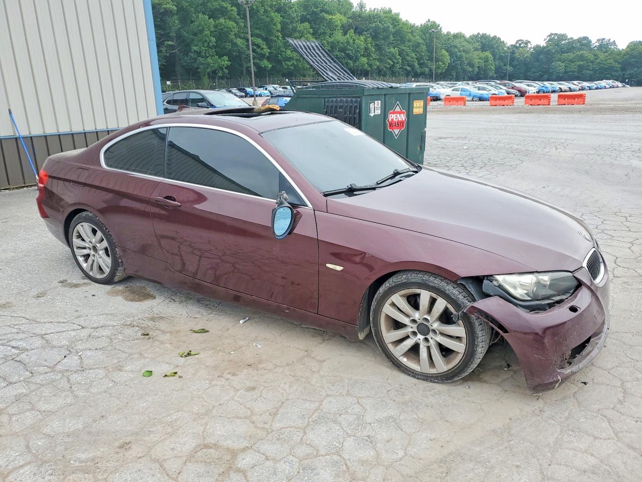 2008 Bmw 328 Xi Sulev Burgundy vin: WBAWV53508PF95242