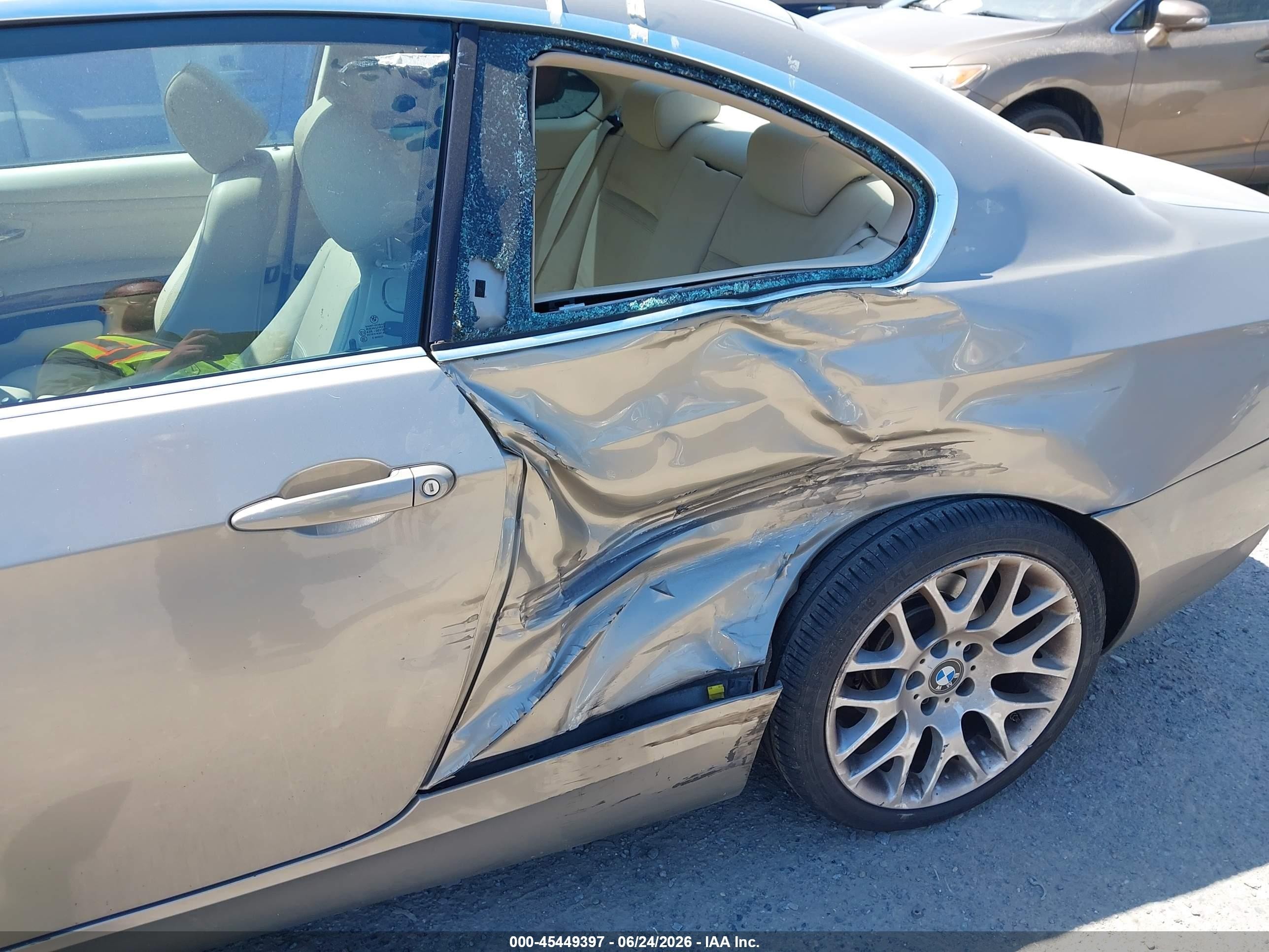 2008 Bmw 328xi Gold vin: WBAWV53518P078478