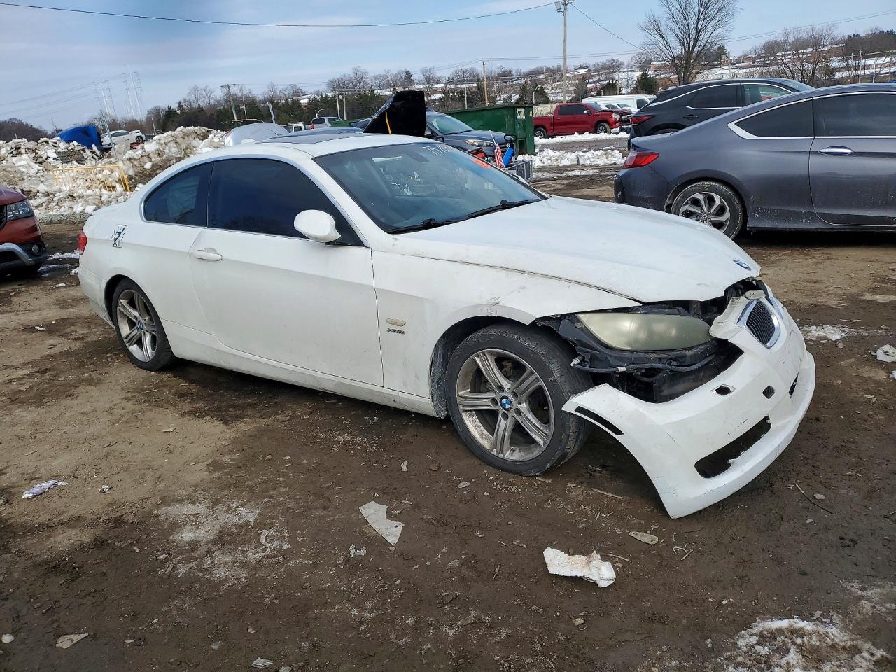 2009 Bmw 328 Xi Sulev White vin: WBAWV53539P081366