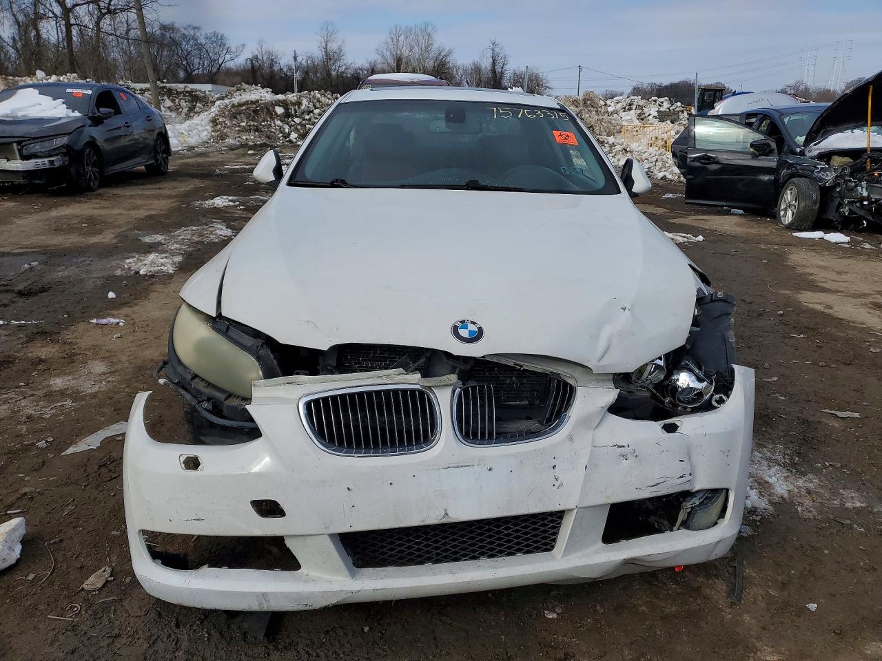 2009 Bmw 328 Xi Sulev White vin: WBAWV53539P081366