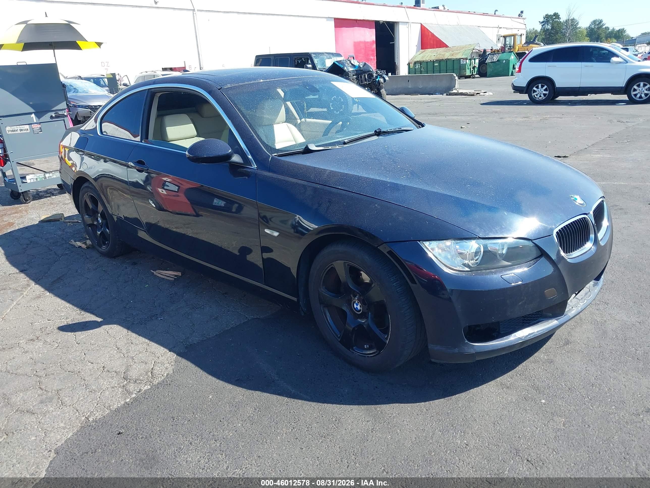 2007 Bmw 328xi   Dark Blue vin: WBAWV53557PW24097