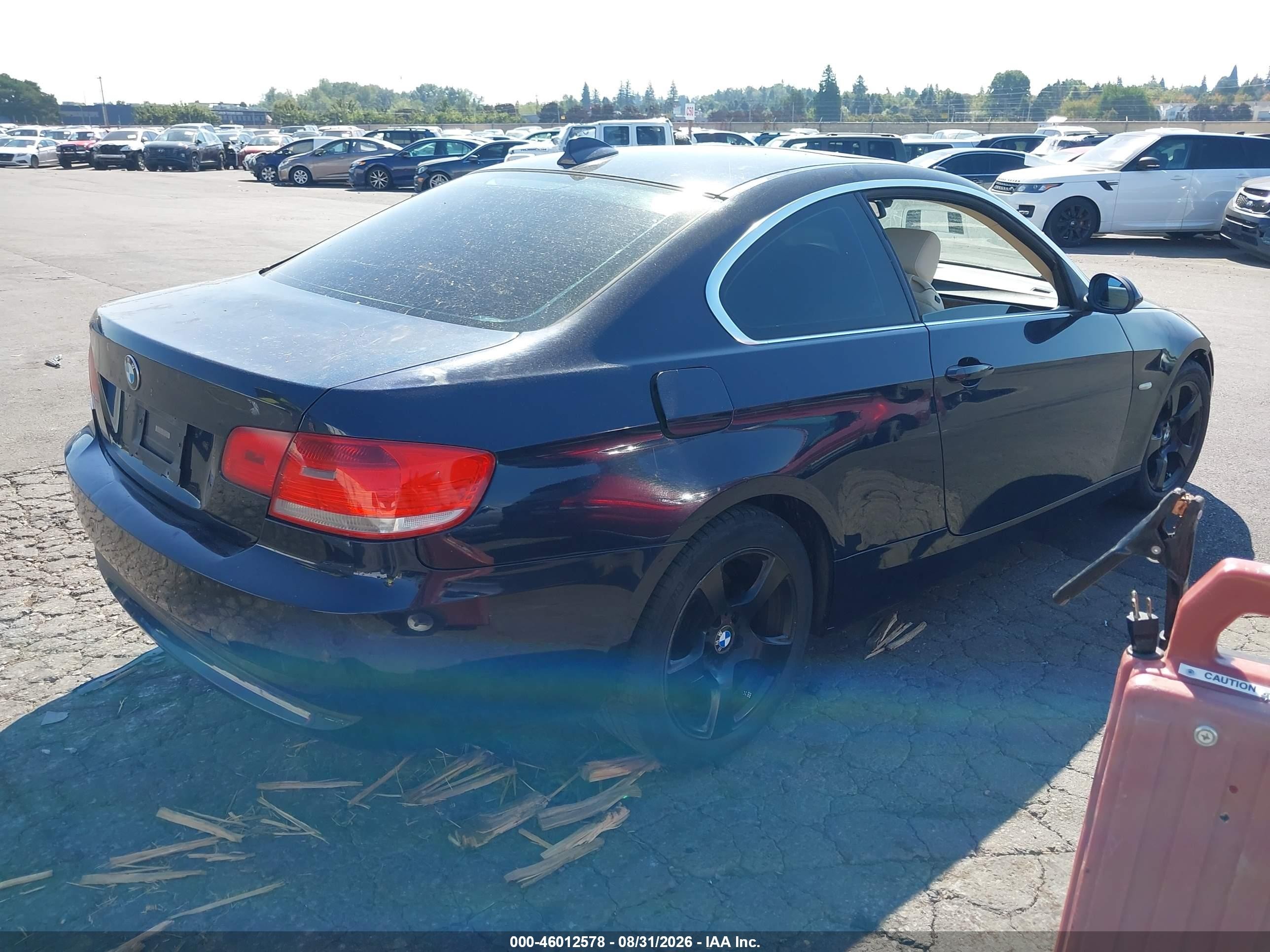 2007 Bmw 328xi   Dark Blue vin: WBAWV53557PW24097