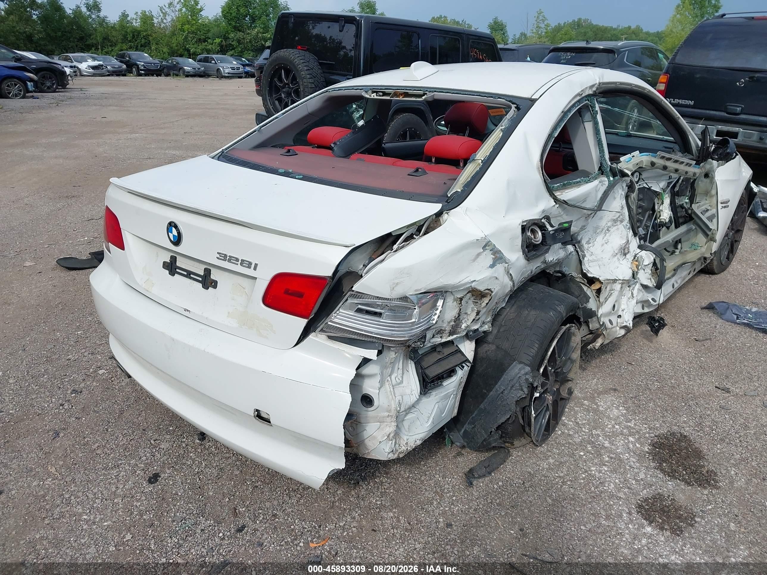 2009 Bmw 328i Xdrive White vin: WBAWV53589P080827