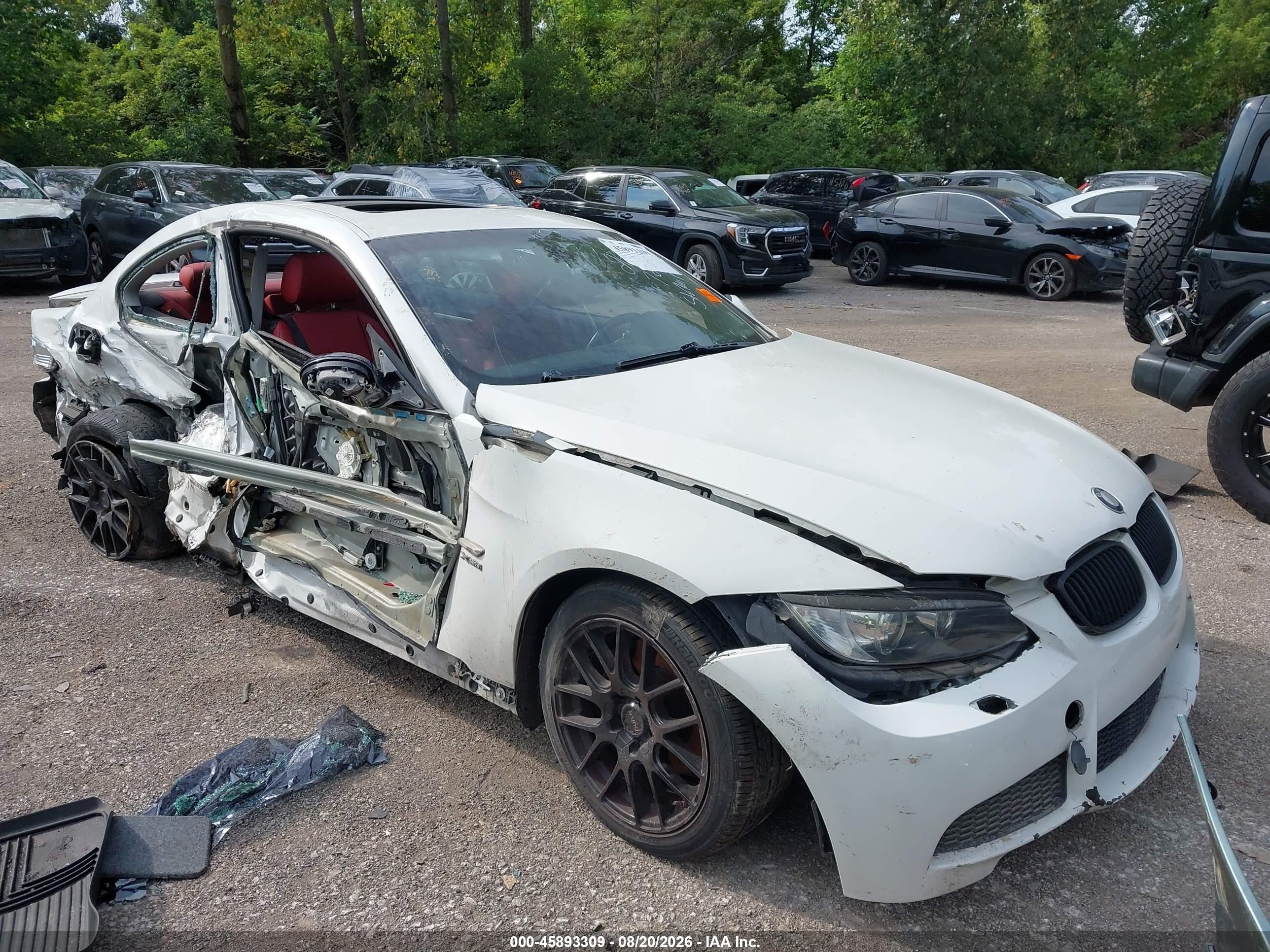 2009 Bmw 328i Xdrive White vin: WBAWV53589P080827